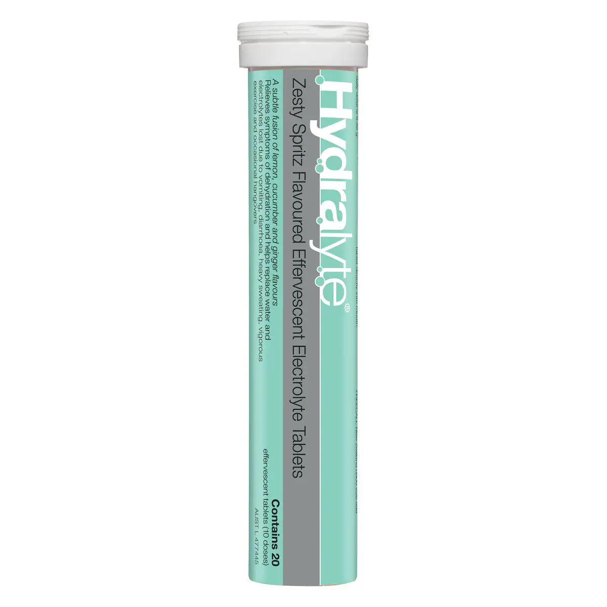 Thumbnail Hydralyte Effervescent Electrolyte Tablets Zesty Spirit 20 Pack