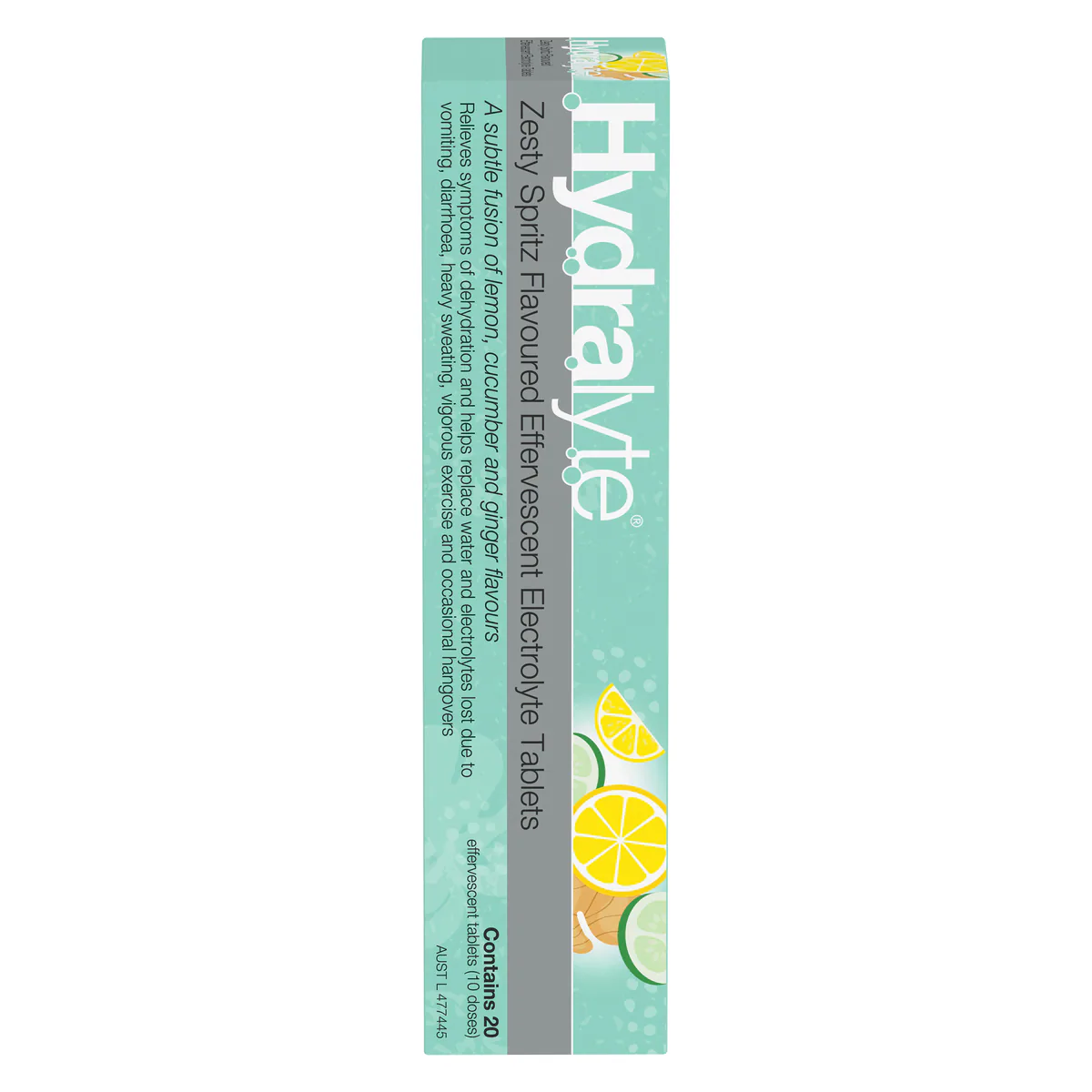 Thumbnail Hydralyte Effervescent Electrolyte Tablets Zesty Spirit 20 Pack