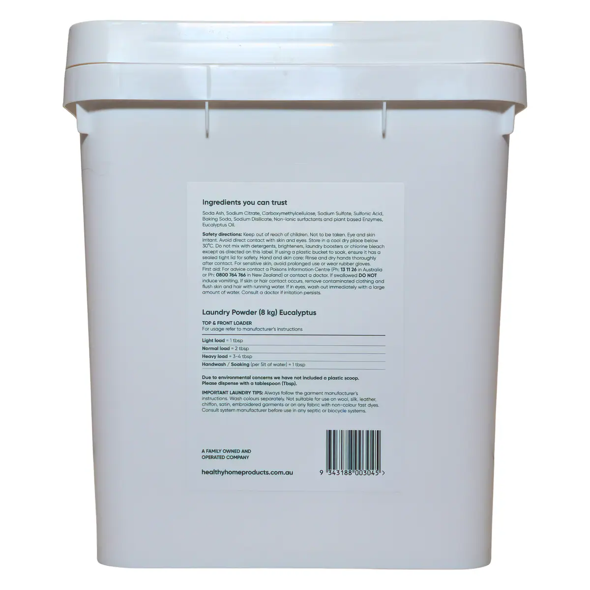 Thumbnail Abode Laundry Powder Eucalyptus 8Kg