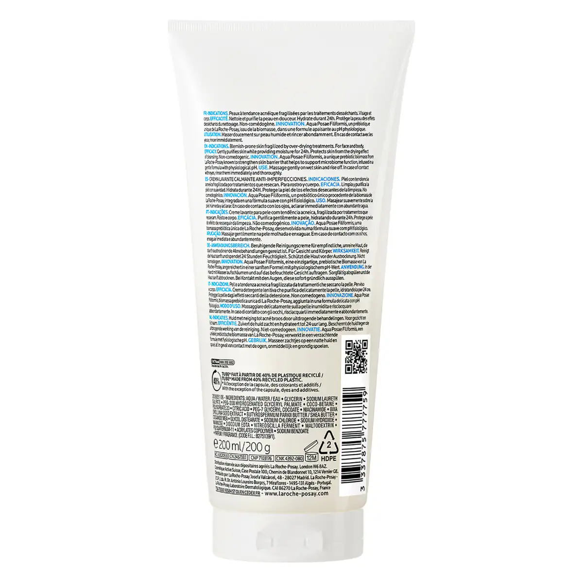 Thumbnail La Roche Posay Effaclar H Iso-Biome Soothing Cleansing Cream 200ml/200g