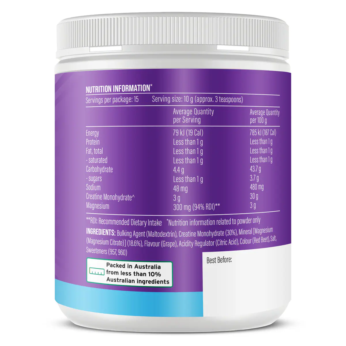 Thumbnail Life Botanics Magnesium + Creatine Powder 150g
