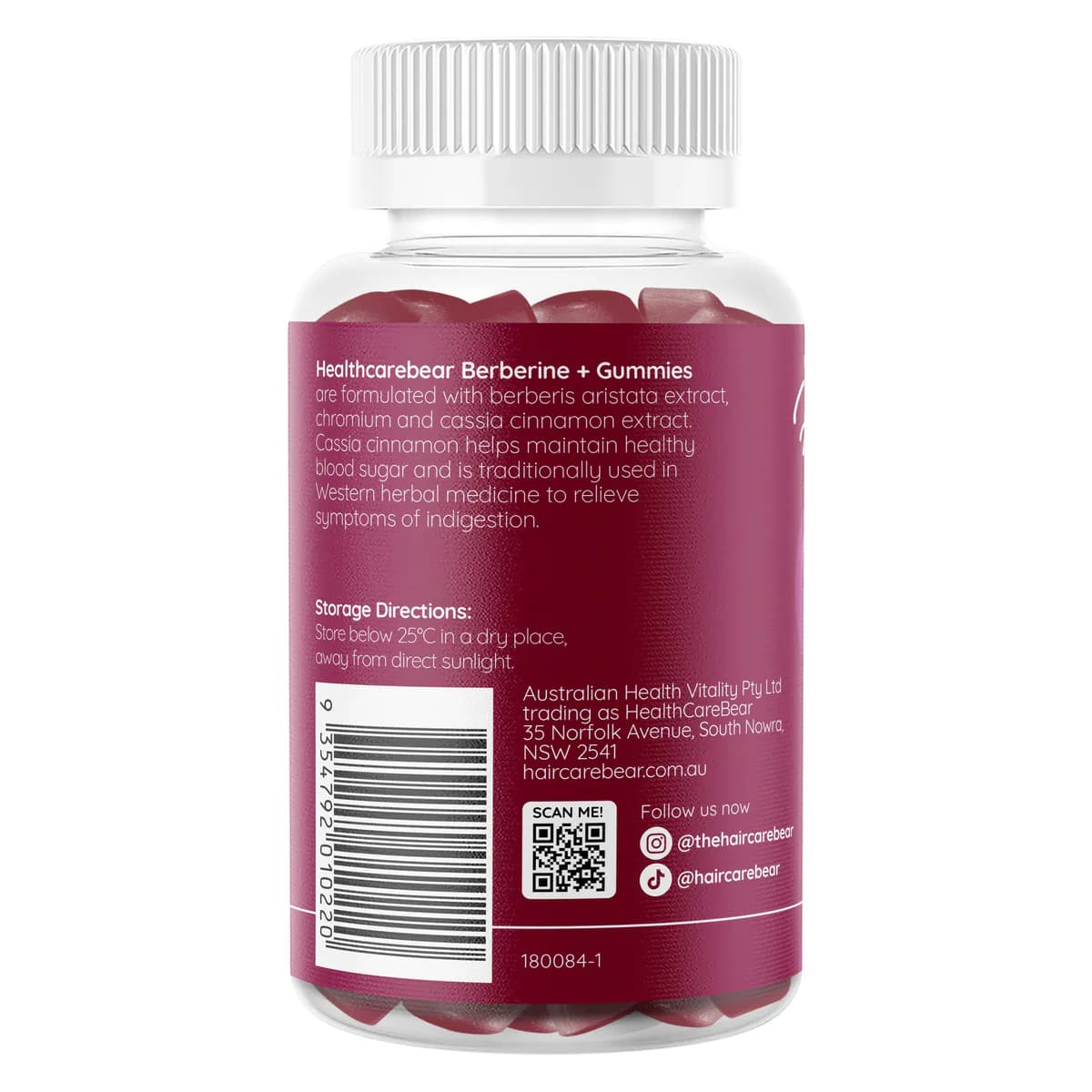 Thumbnail Healthcarebear Berberine + Gummies 50 Pack