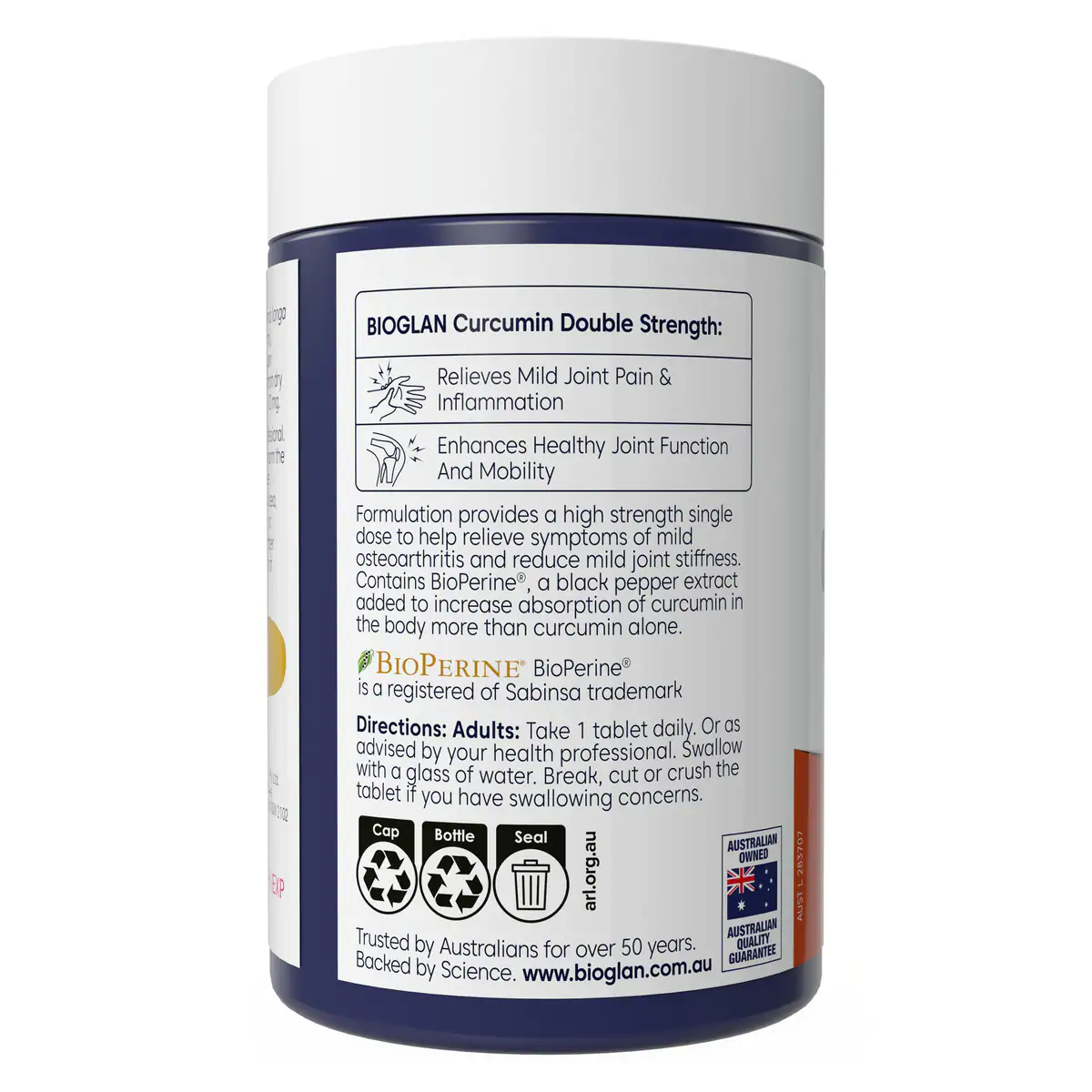 Thumbnail Bioglan Curcumin Double Strength 70 Tablets