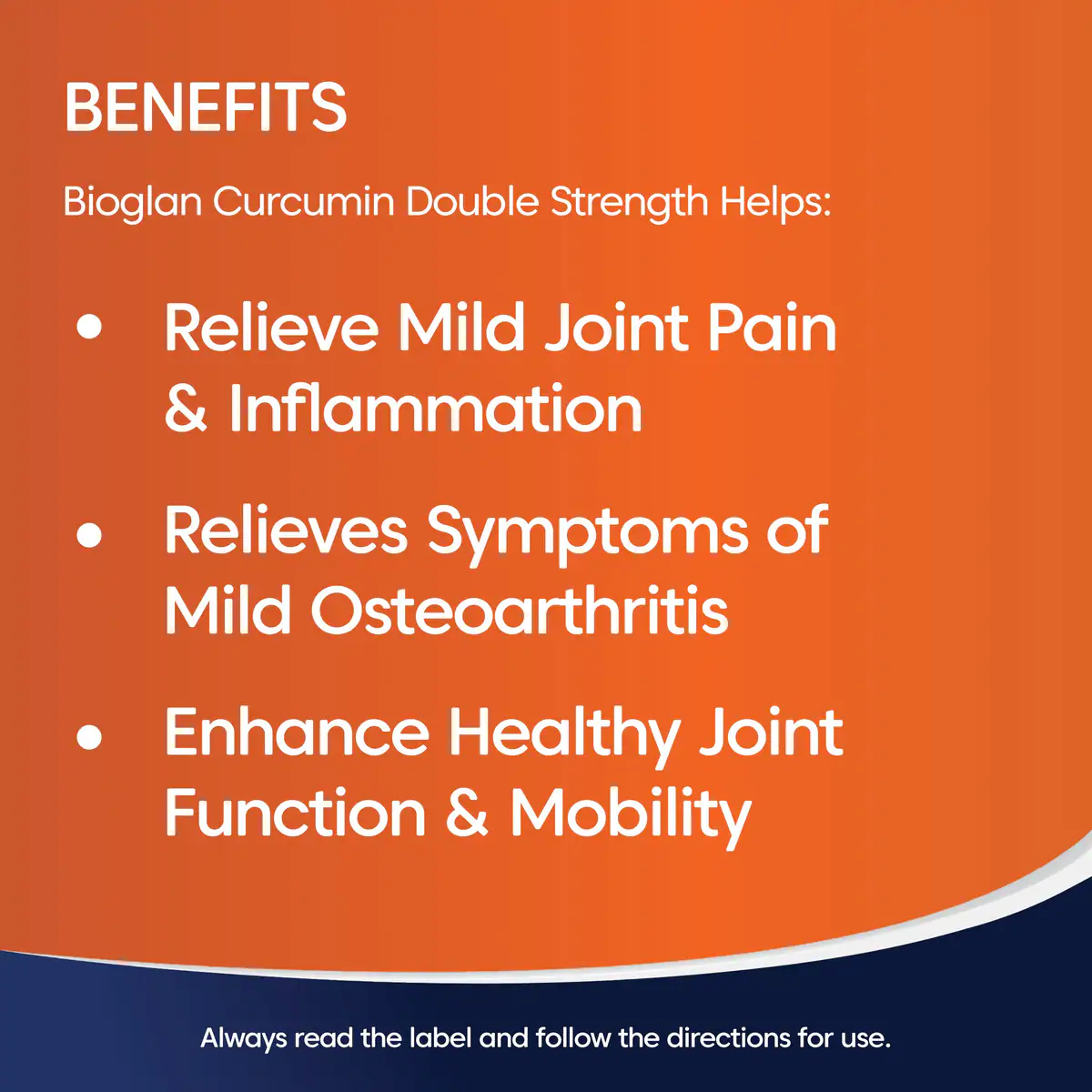 Thumbnail Bioglan Curcumin Double Strength 70 Tablets