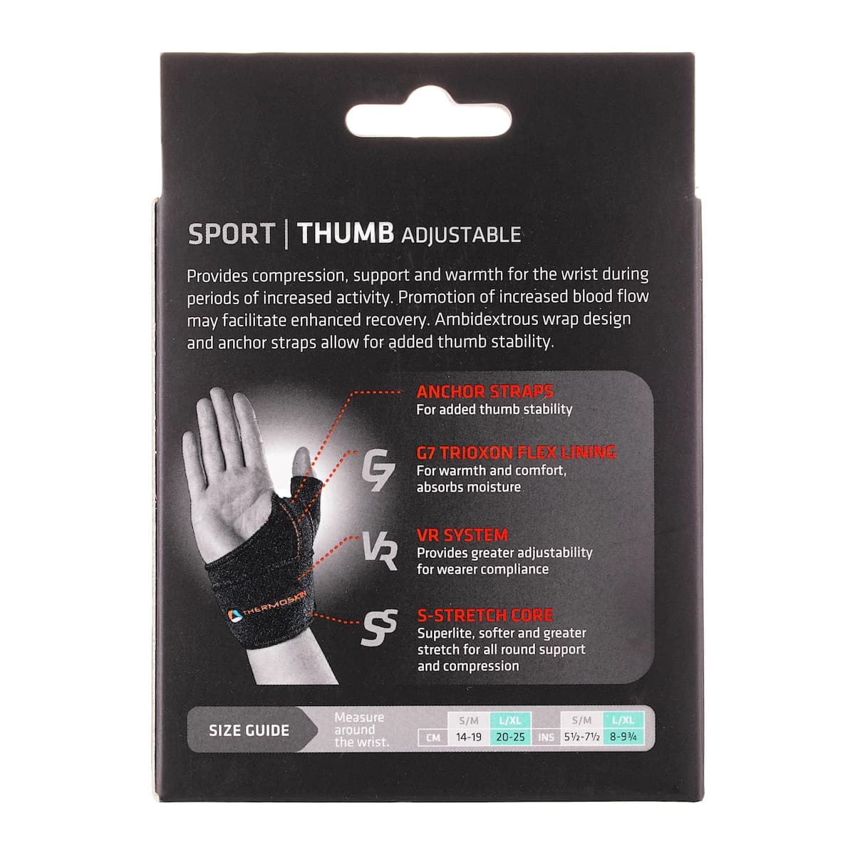 Thumbnail Thermoskin Sport Thumb Adjustable Right L/XL