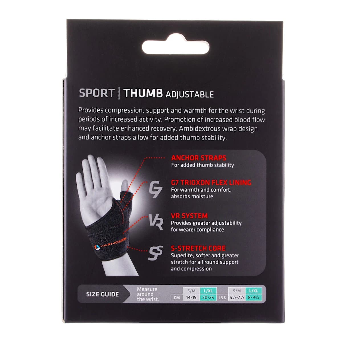 Thumbnail Thermoskin Sport Thumb Adjustable Left S/M