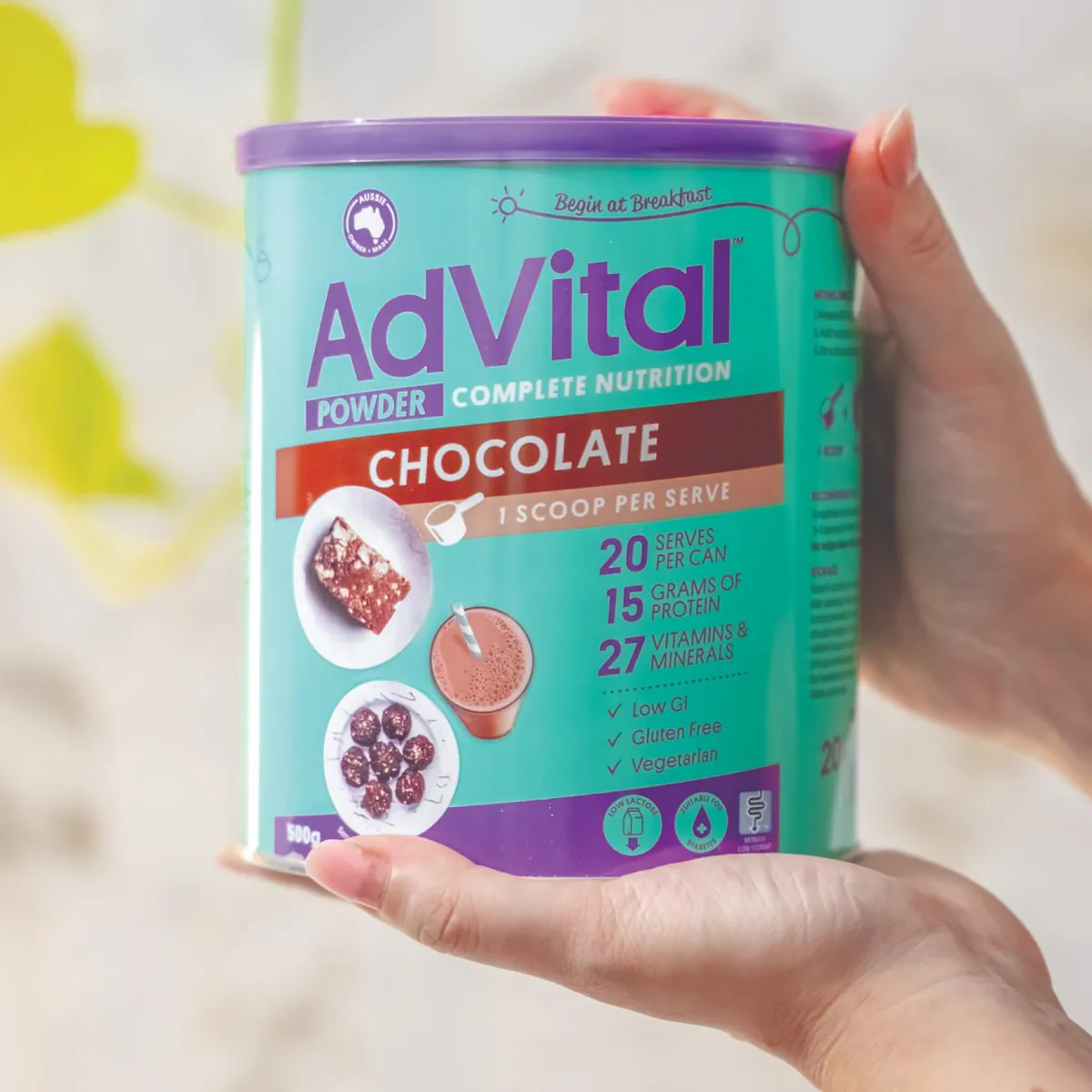Thumbnail AdVital Nutritionally Complete Chocolate Powder 500g