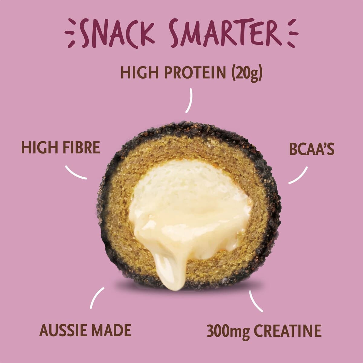 Thumbnail Bounce Cookies & Cream Protein + Creatine Ball 60g
