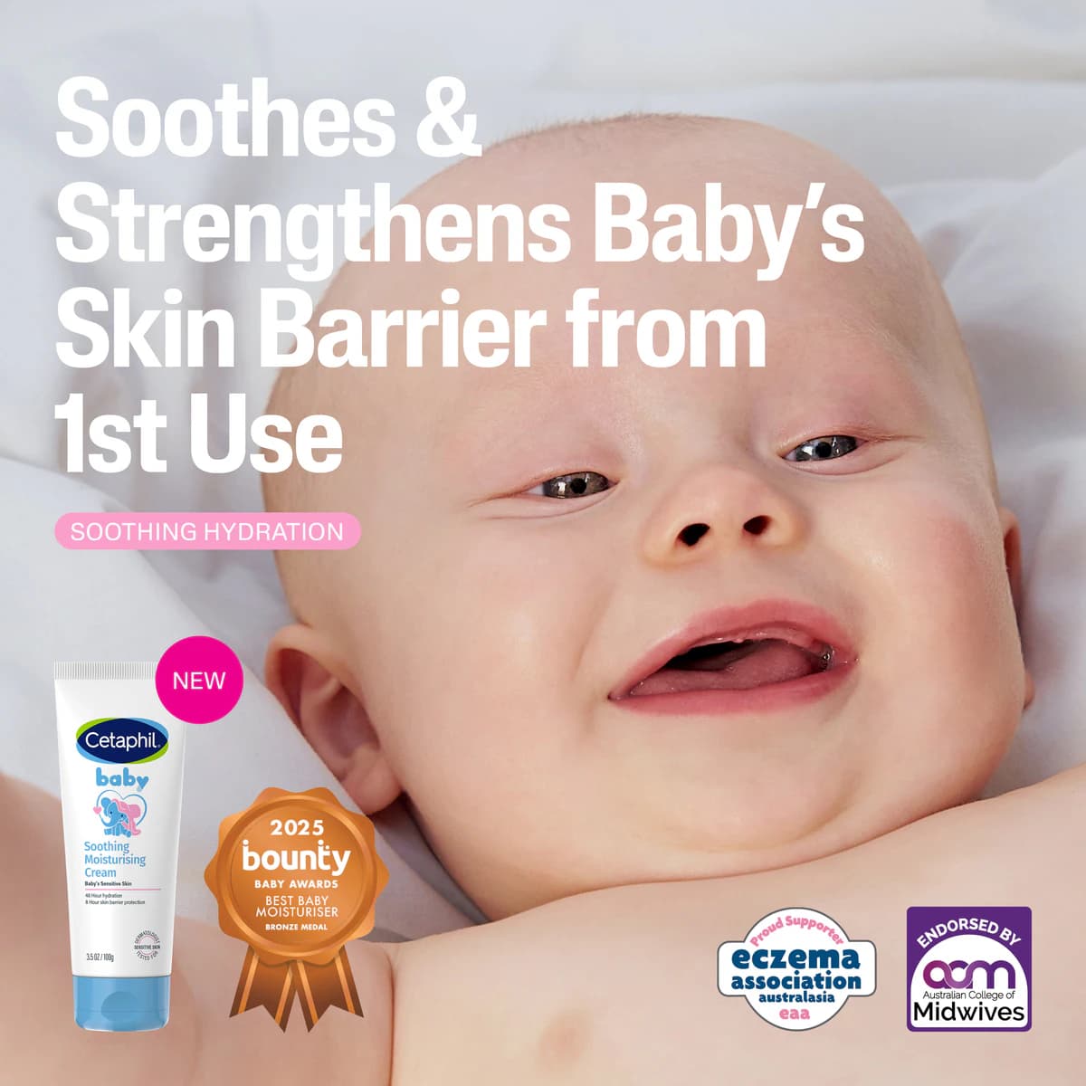 Thumbnail Cetaphil Baby Soothing Moisturising Cream 100g