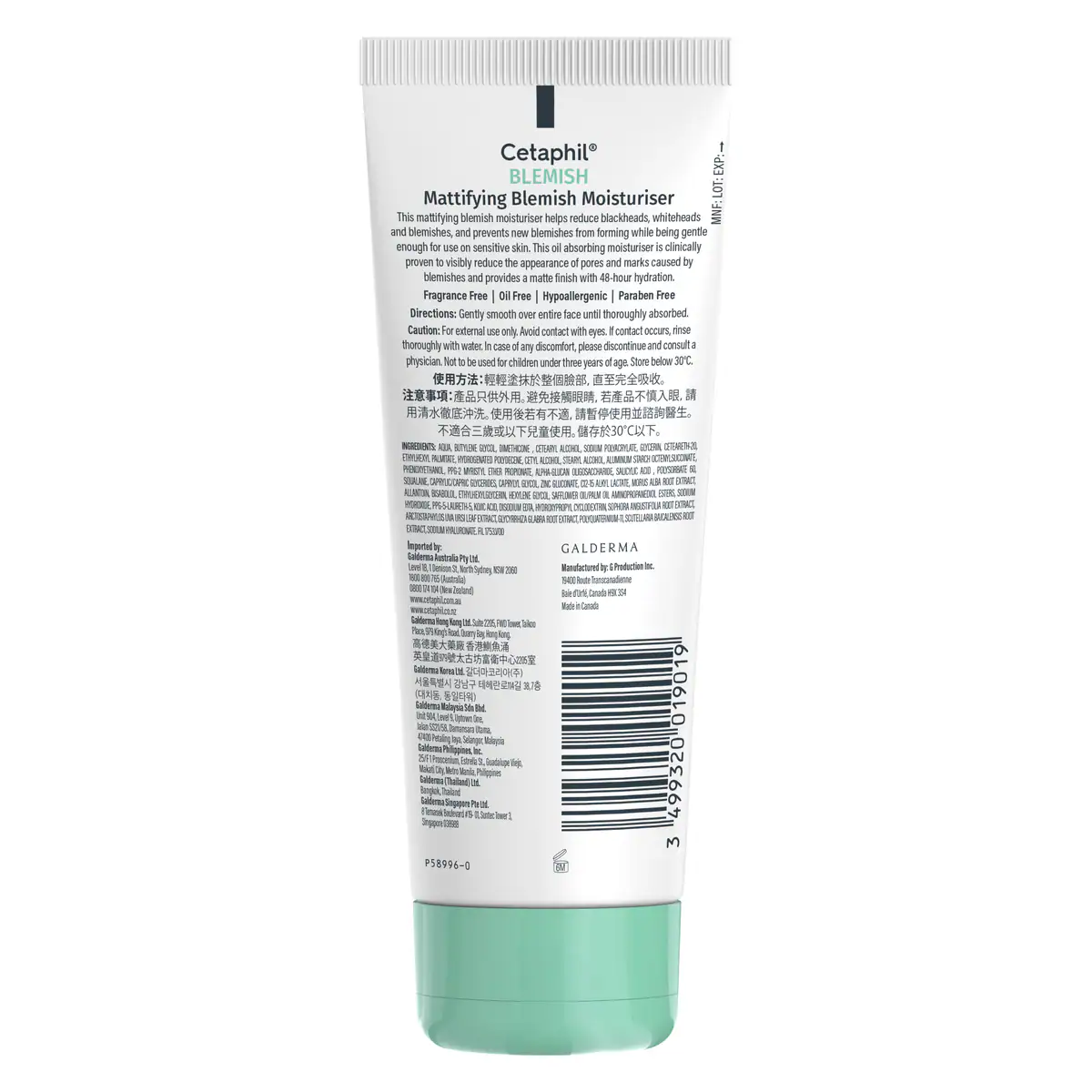 Thumbnail Cetaphil Mattifying Blemish Moisturiser 100mL