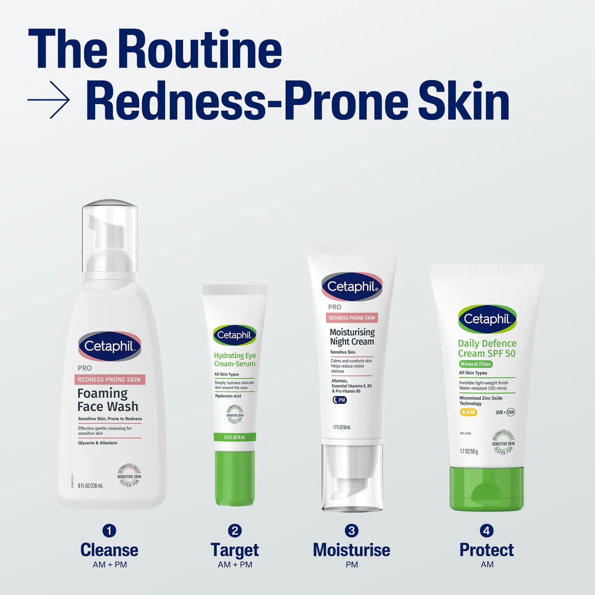 Thumbnail Cetaphil Pro Redness Prone Skin Foaming Face Wash 236ml