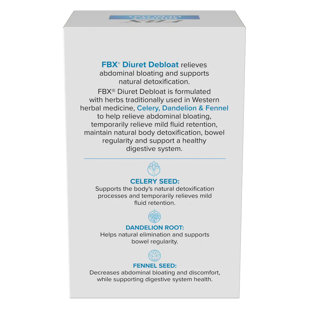 Thumbnail Naturopathica Fbx Diuret Debloat 60 Tablets