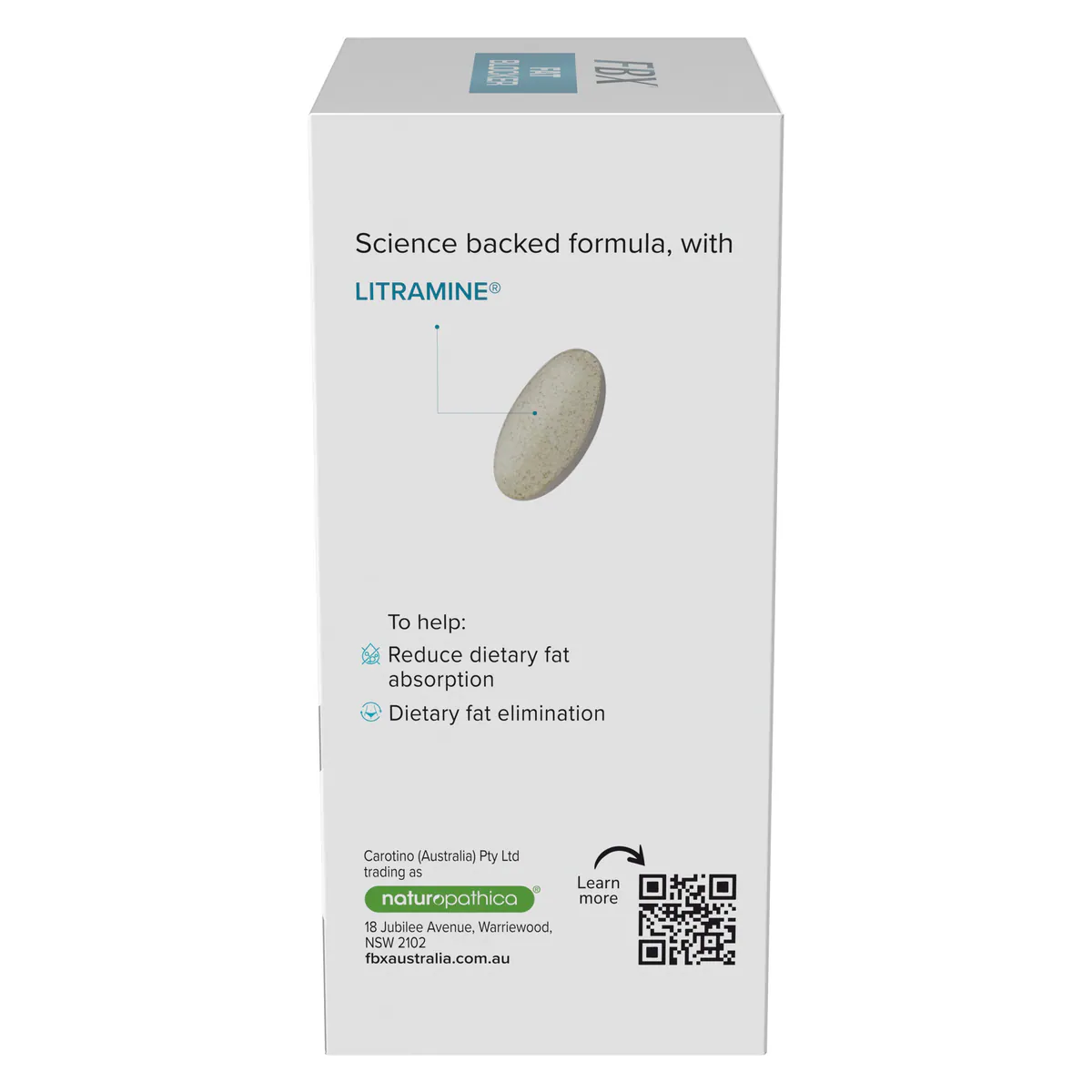 Thumbnail Naturopathica Fbx Fat Blocker 60 Tablets