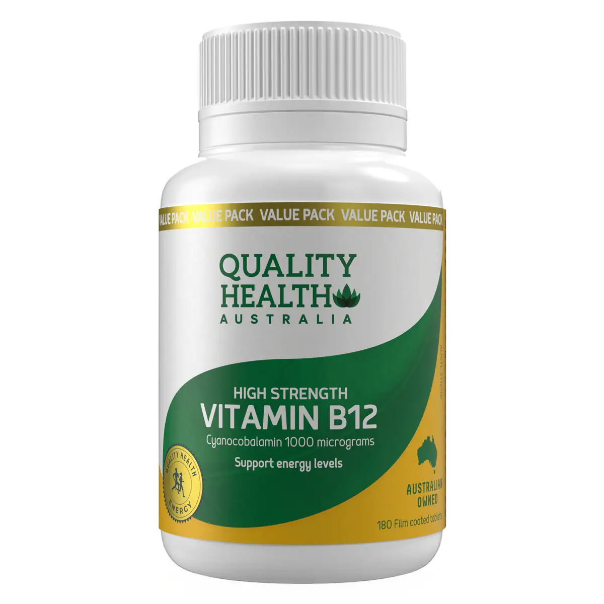 Thumbnail Quality Health Vitamin B12 1000mcg 180 Tablets