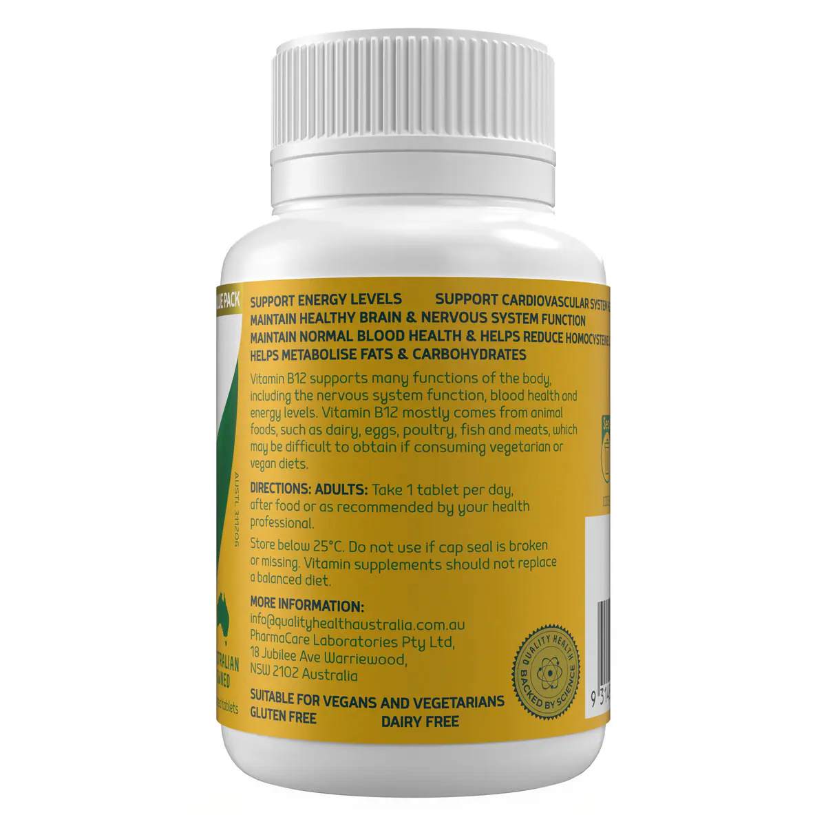 Thumbnail Quality Health Vitamin B12 1000mcg 180 Tablets