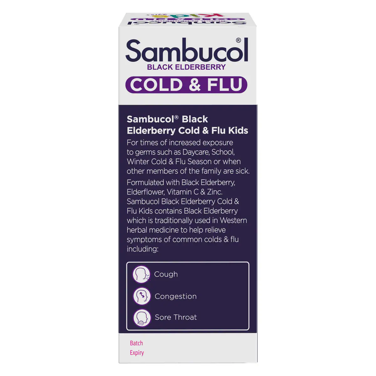 Thumbnail Sambucol Kids Cold & Flu Relief Liquid 120ml