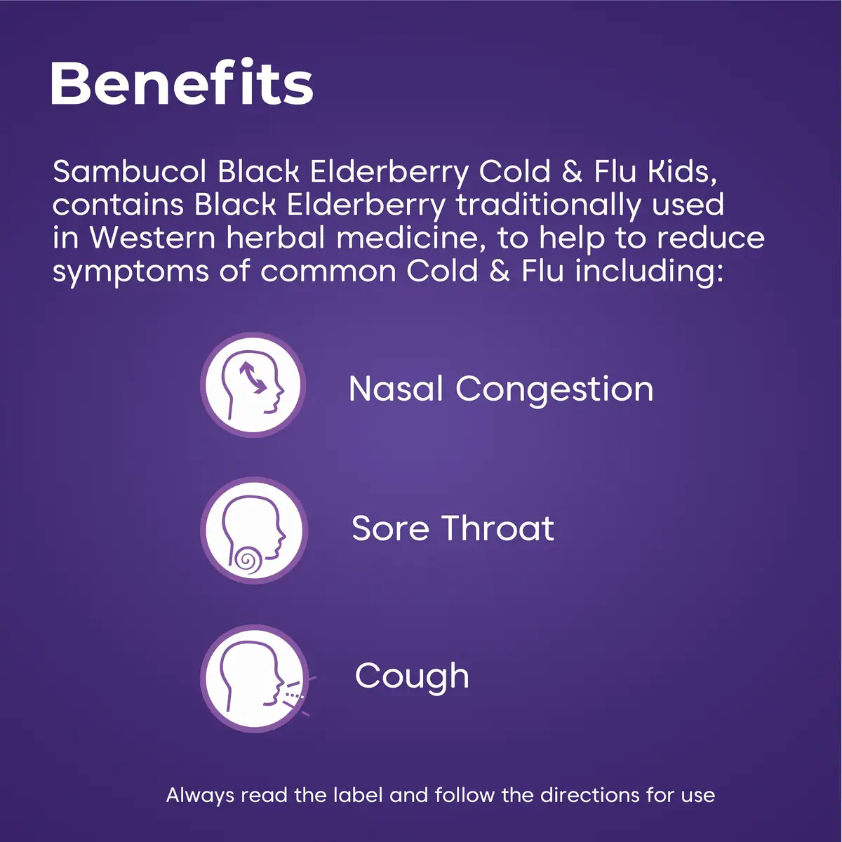 Thumbnail Sambucol Kids Cold & Flu Relief Liquid 120ml