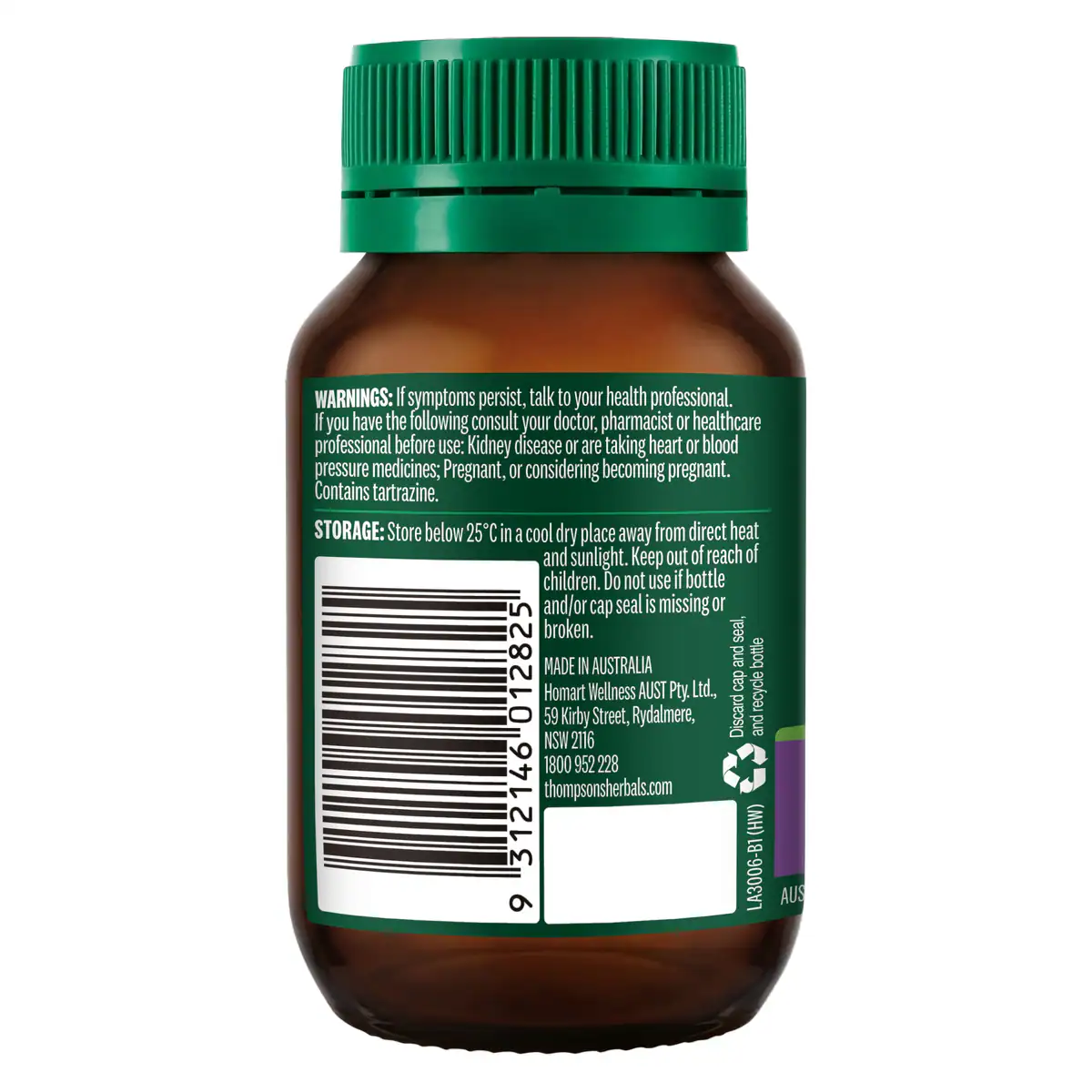 Thumbnail Thompson's Ashwagandha Sustained Release 30 Capsules