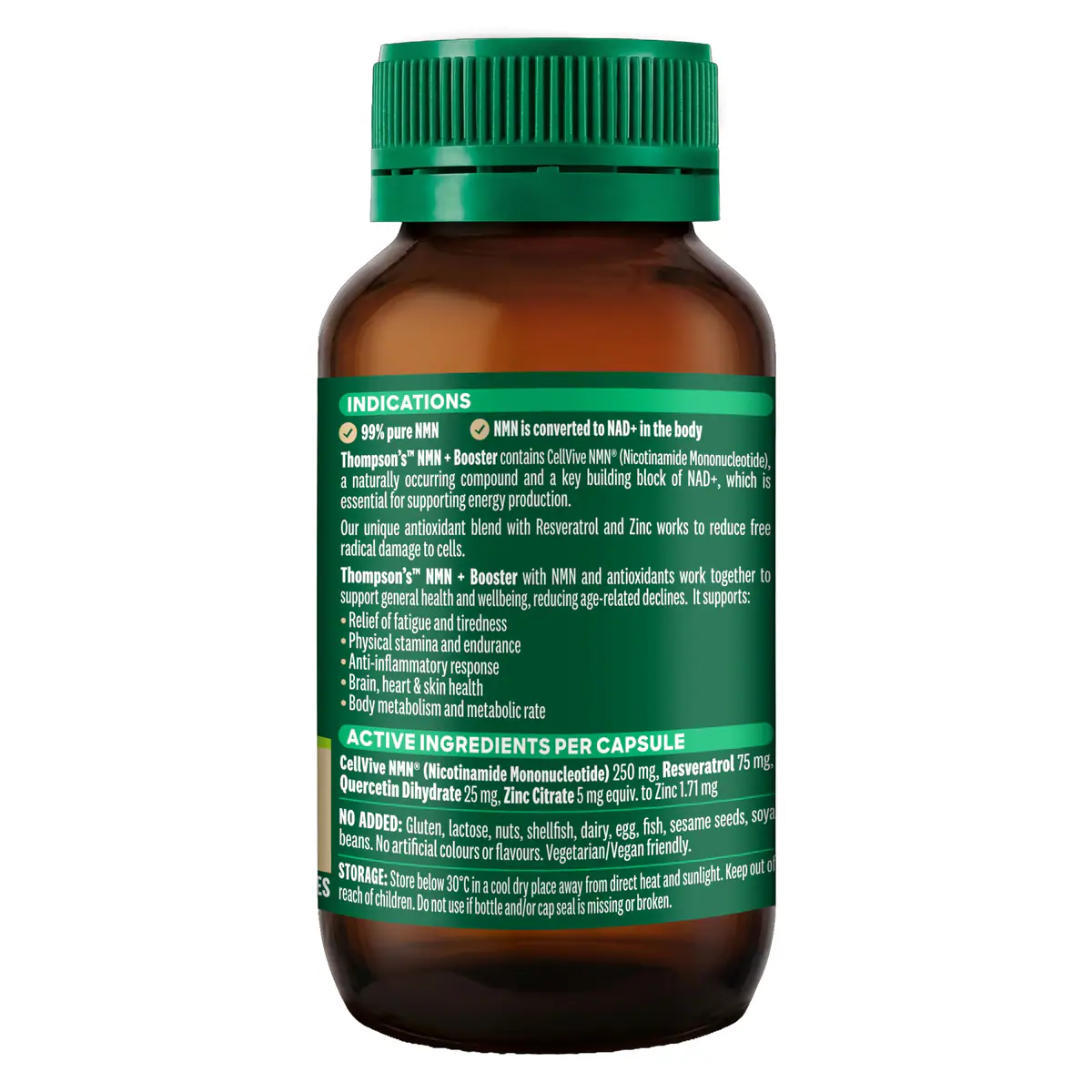 Thumbnail Thompson's NMN + Booster 30 Capsules