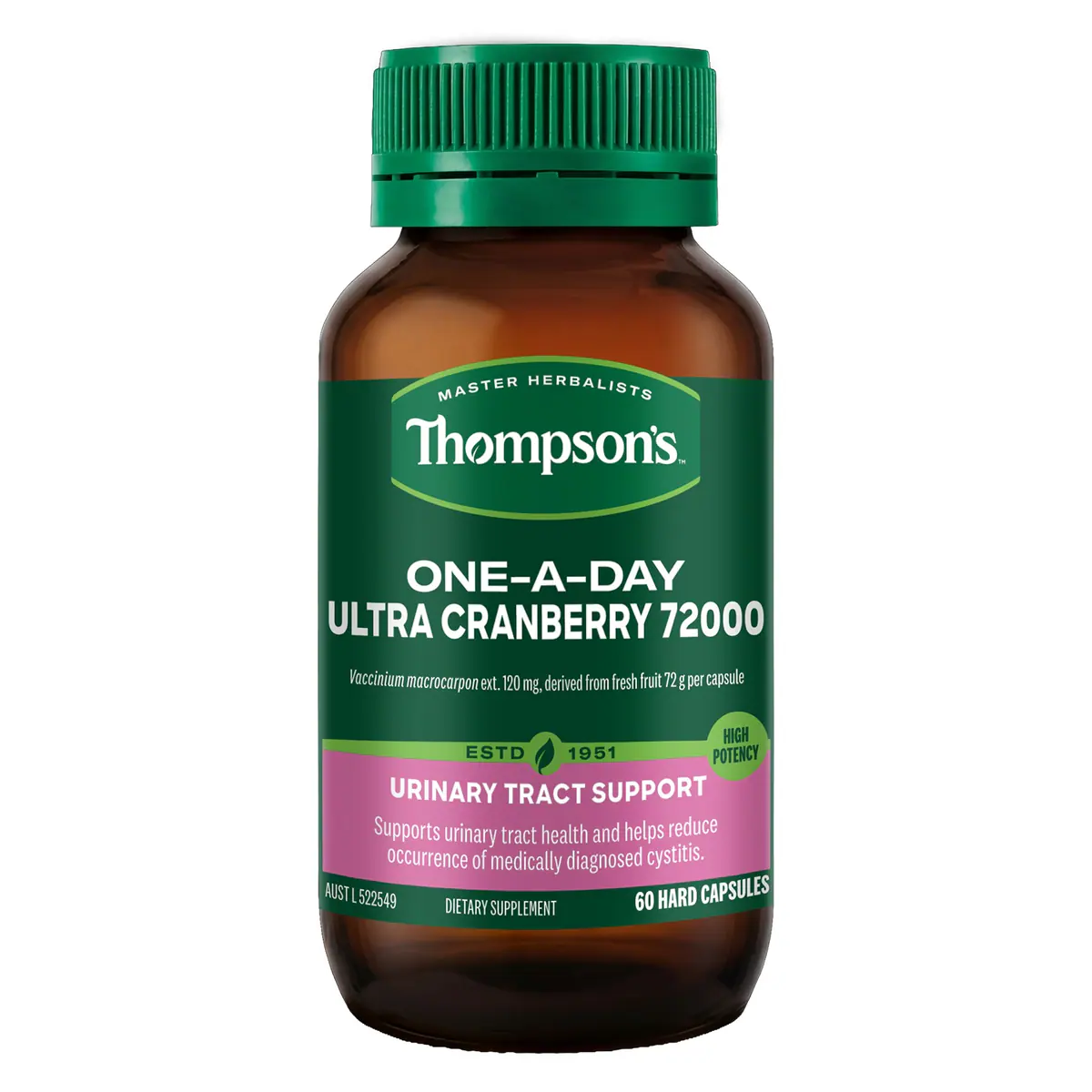 Thumbnail Thompson's One-a-day Ultra Cranberry 72000 - 60 Capsules