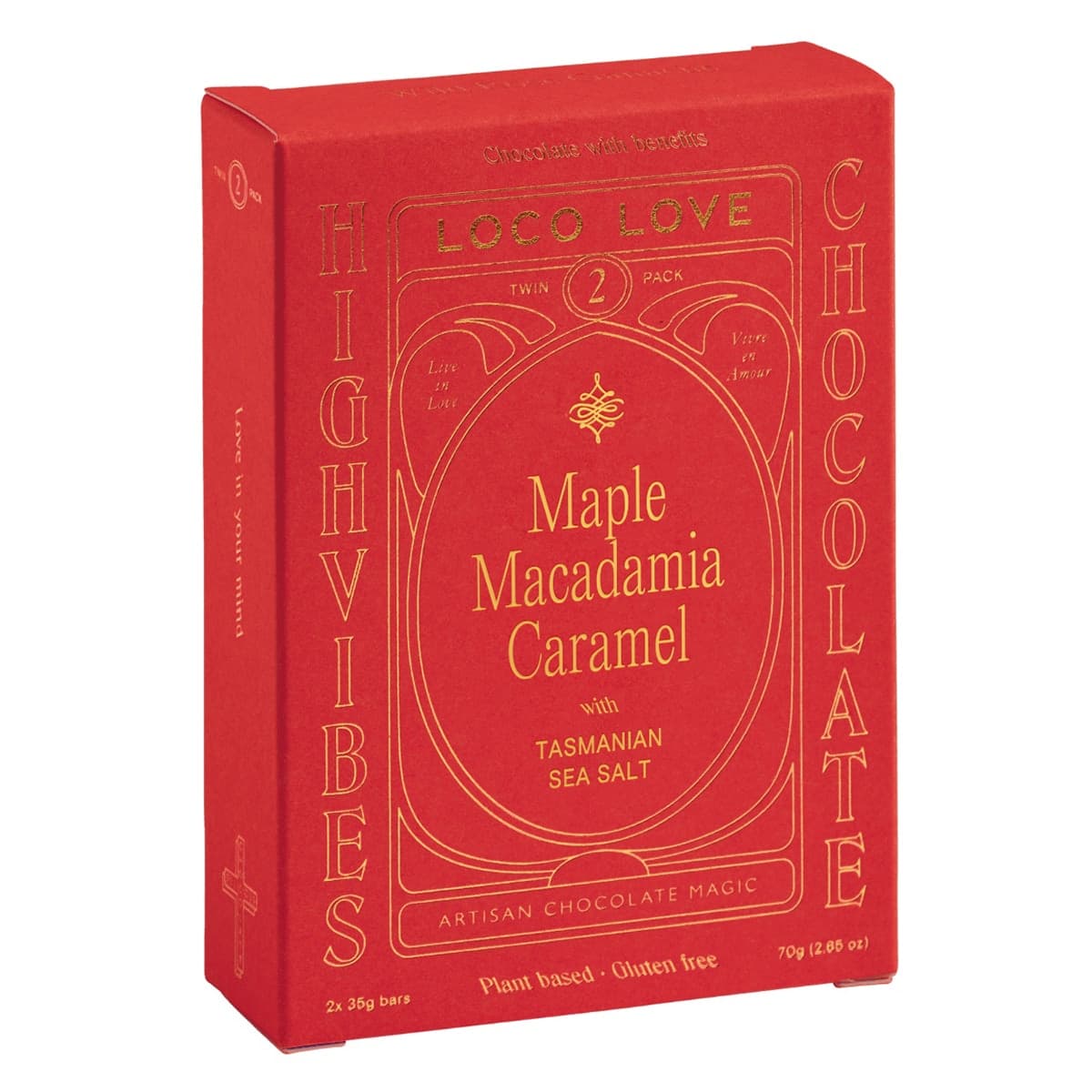 Thumbnail Loco Love Maple Macadamia Caramel With Tasmanian Sea Salt 70g