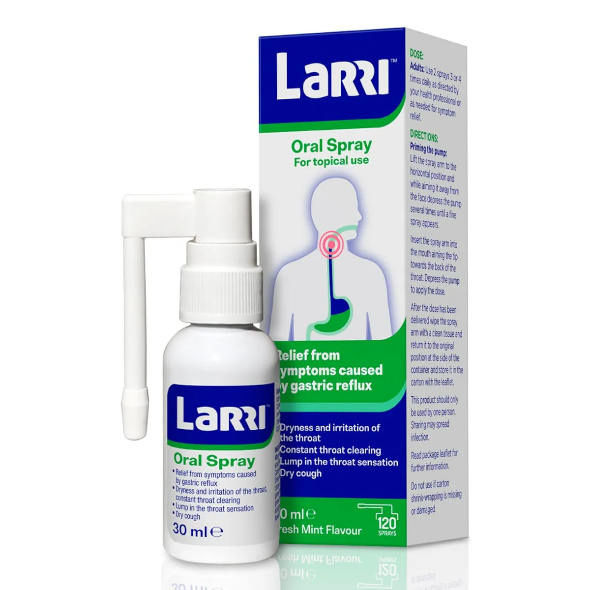 Thumbnail Larri Oral Spray Gastric Reflux 30ml