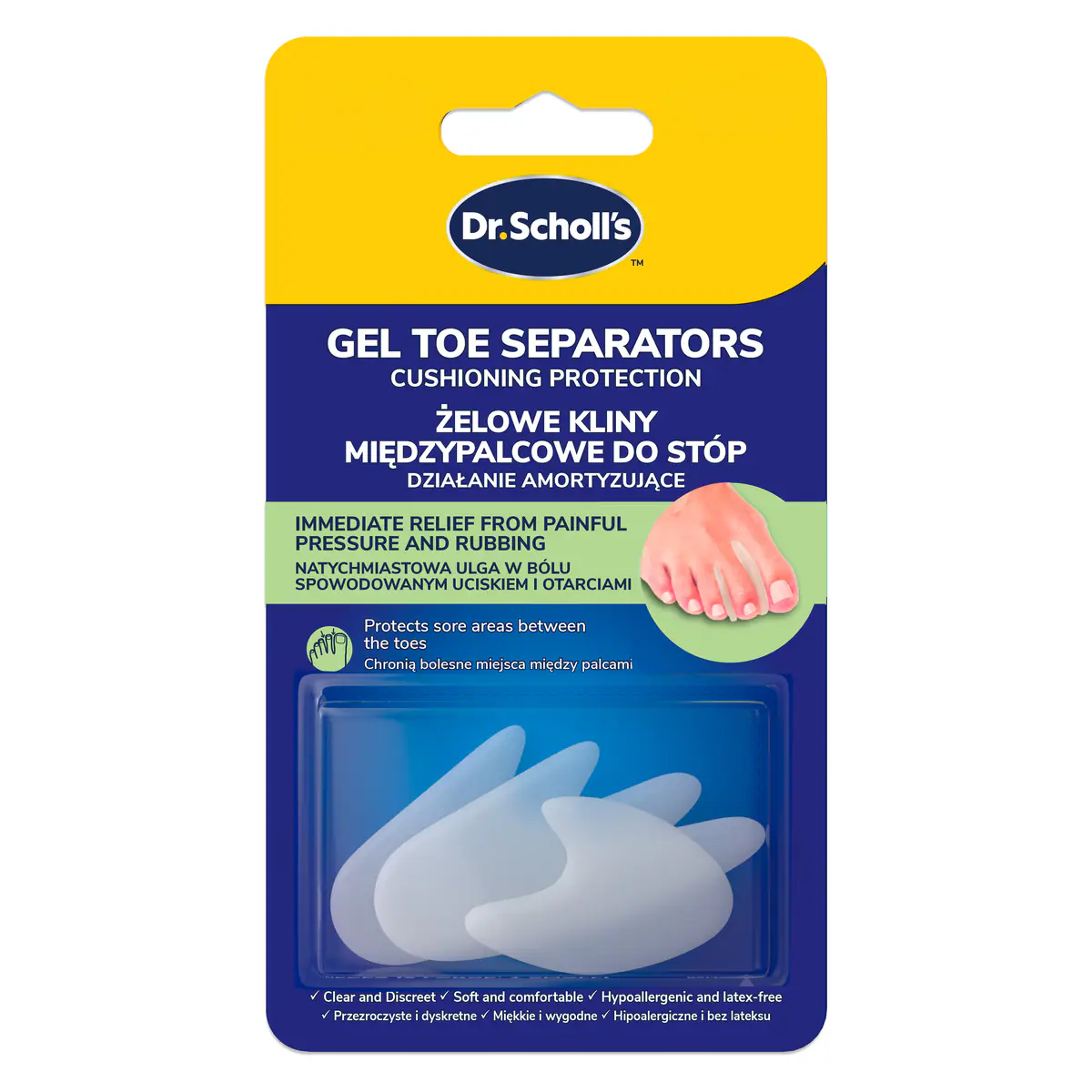 Thumbnail Dr.Scholl's Gel Toe Separators 3 Pack