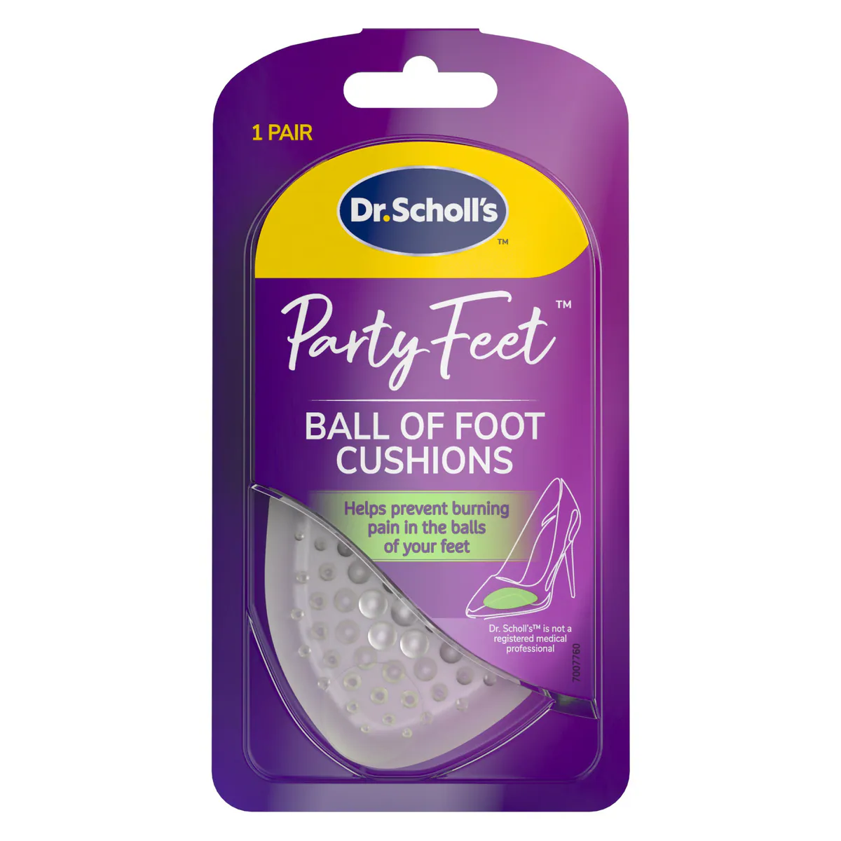 Thumbnail Dr. Scholl's Party Feet Gel Foot Cushions 1 Pair