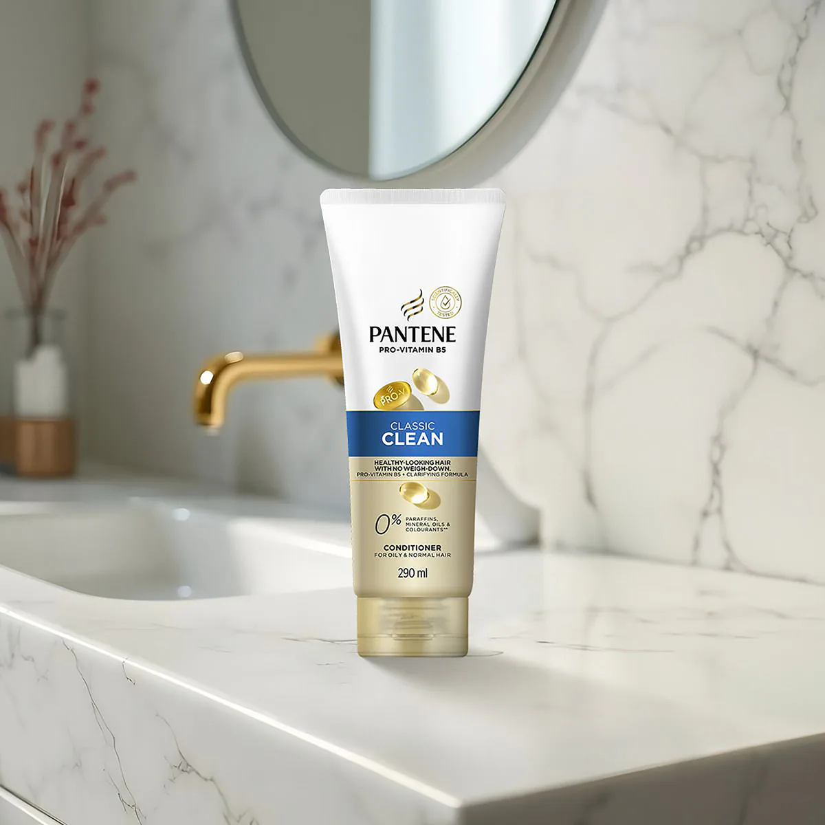 Thumbnail Pantene Pro-v Classic Clean Conditioner Oily & Normal Hair 290mL