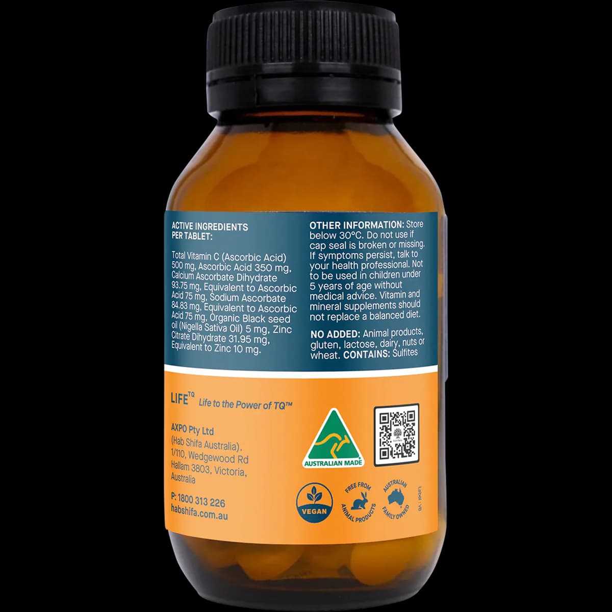Thumbnail Hab Shifa Immune Q Organic Black Seed 120 Chewable Tablets