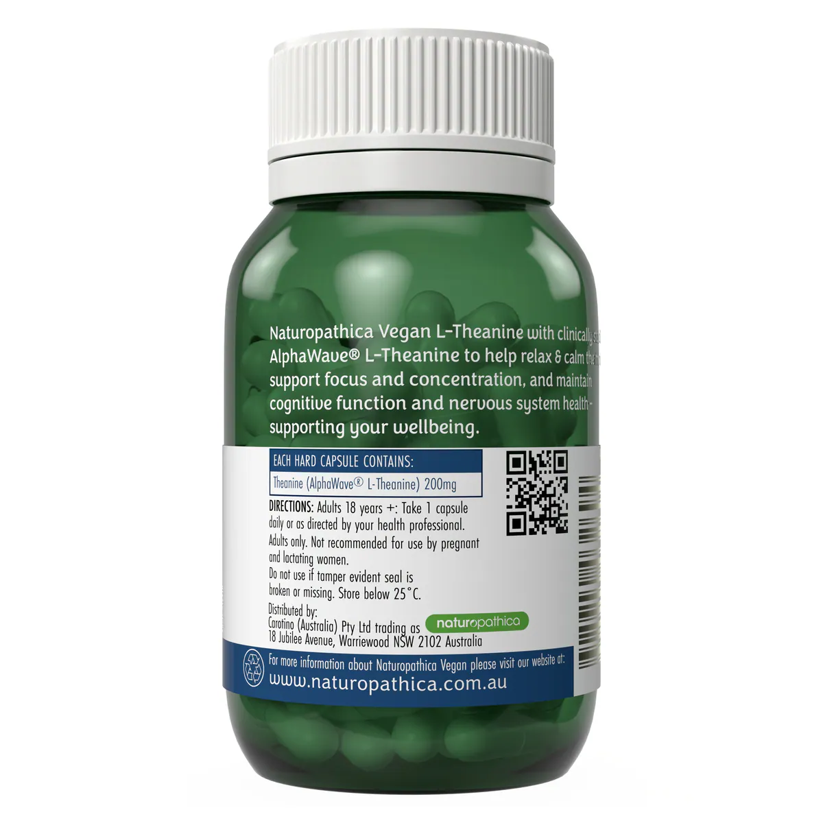 Thumbnail Naturopathica Vegan L-theanine 50 Capsules