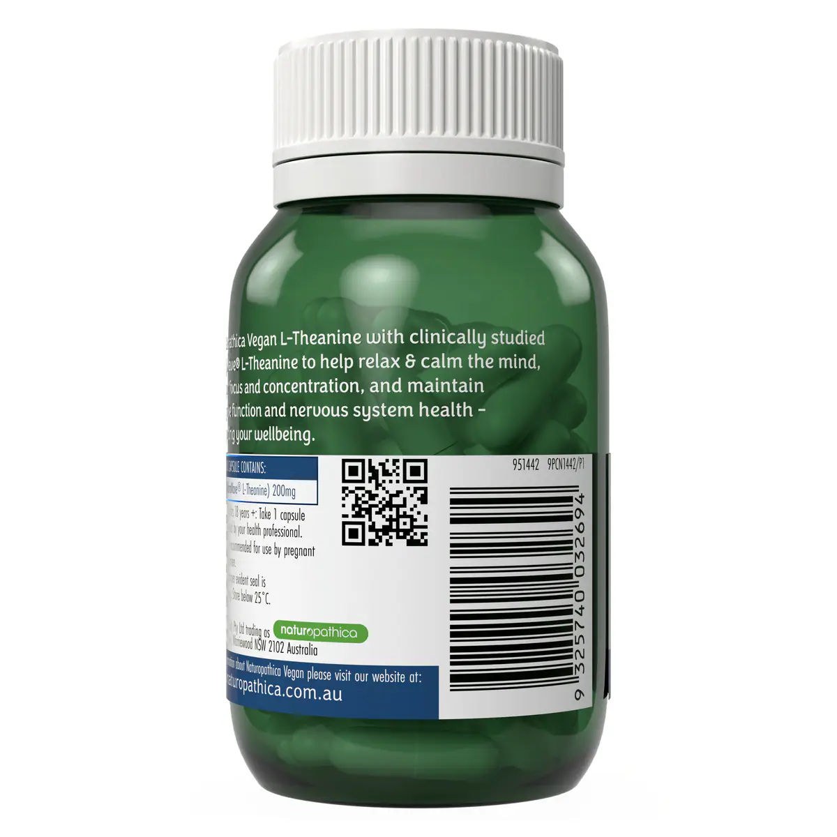Thumbnail Naturopathica Vegan L-theanine 50 Capsules