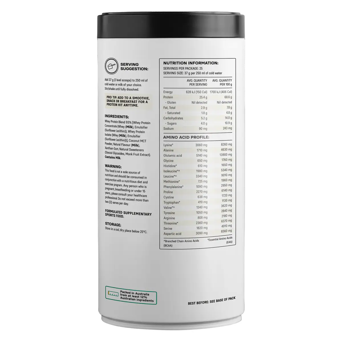 Thumbnail Alphafit Fuelled Whey Protein Powder Vanilla Ice Cream 925g