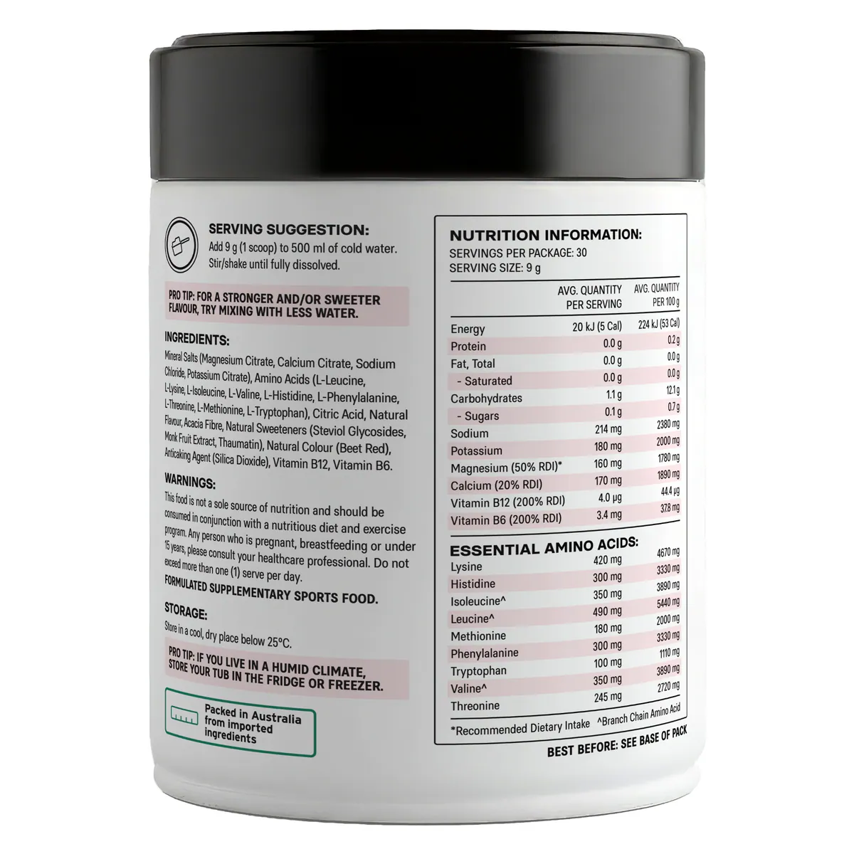 Thumbnail Alphafit Primed EAA Hydration Watermelon Crush 270g