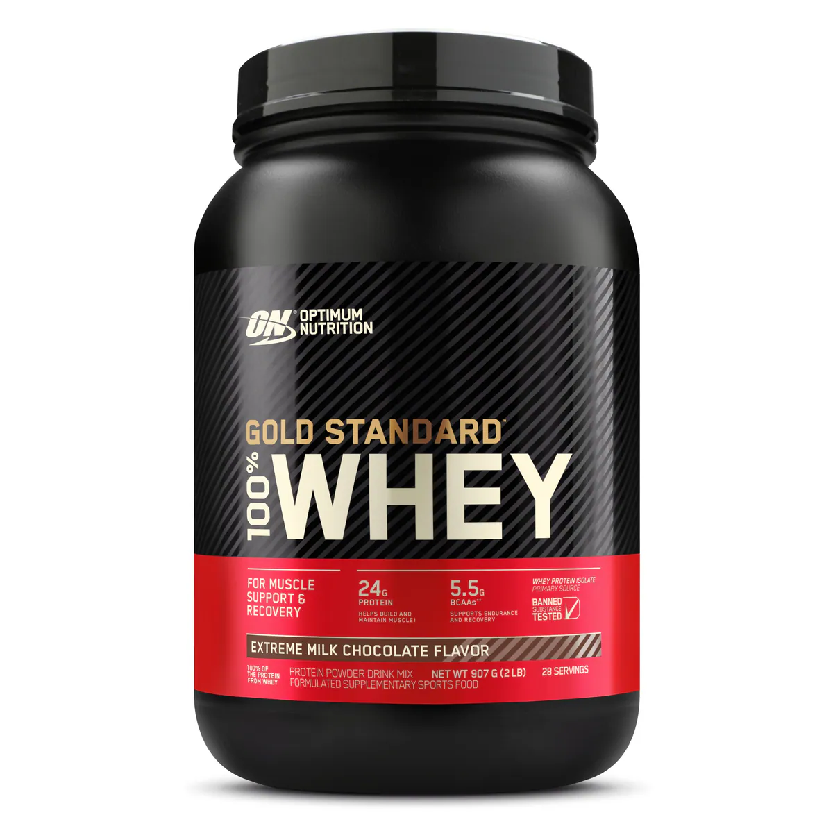 Thumbnail Optimum Nutrition Gold Standard Whey Protein Powder Milk Choc 907g