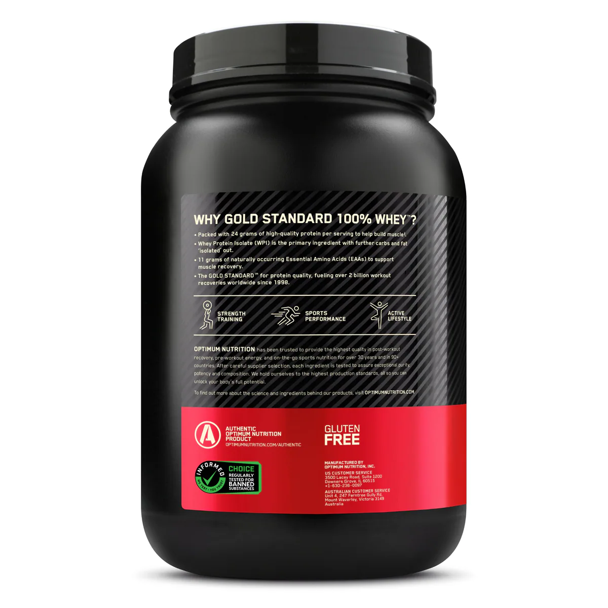 Thumbnail Optimum Nutrition Gold Standard Whey Protein Powder Vanilla 907g