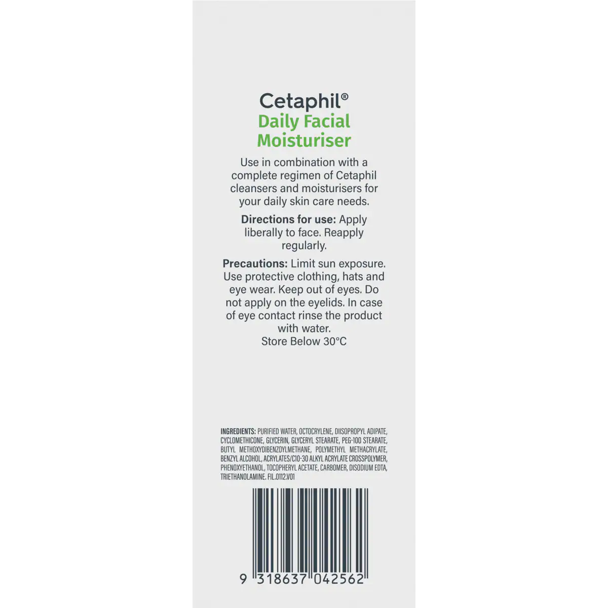 Thumbnail Cetaphil Daily Facial Moisturiser 118ml