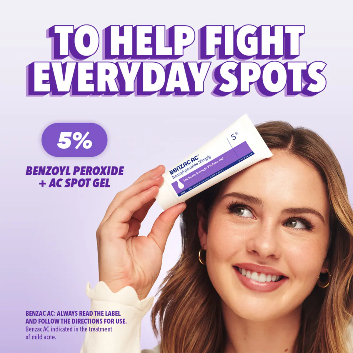 Thumbnail Benzac AC Moderate Strength 5.0% Acne Gel 60g
