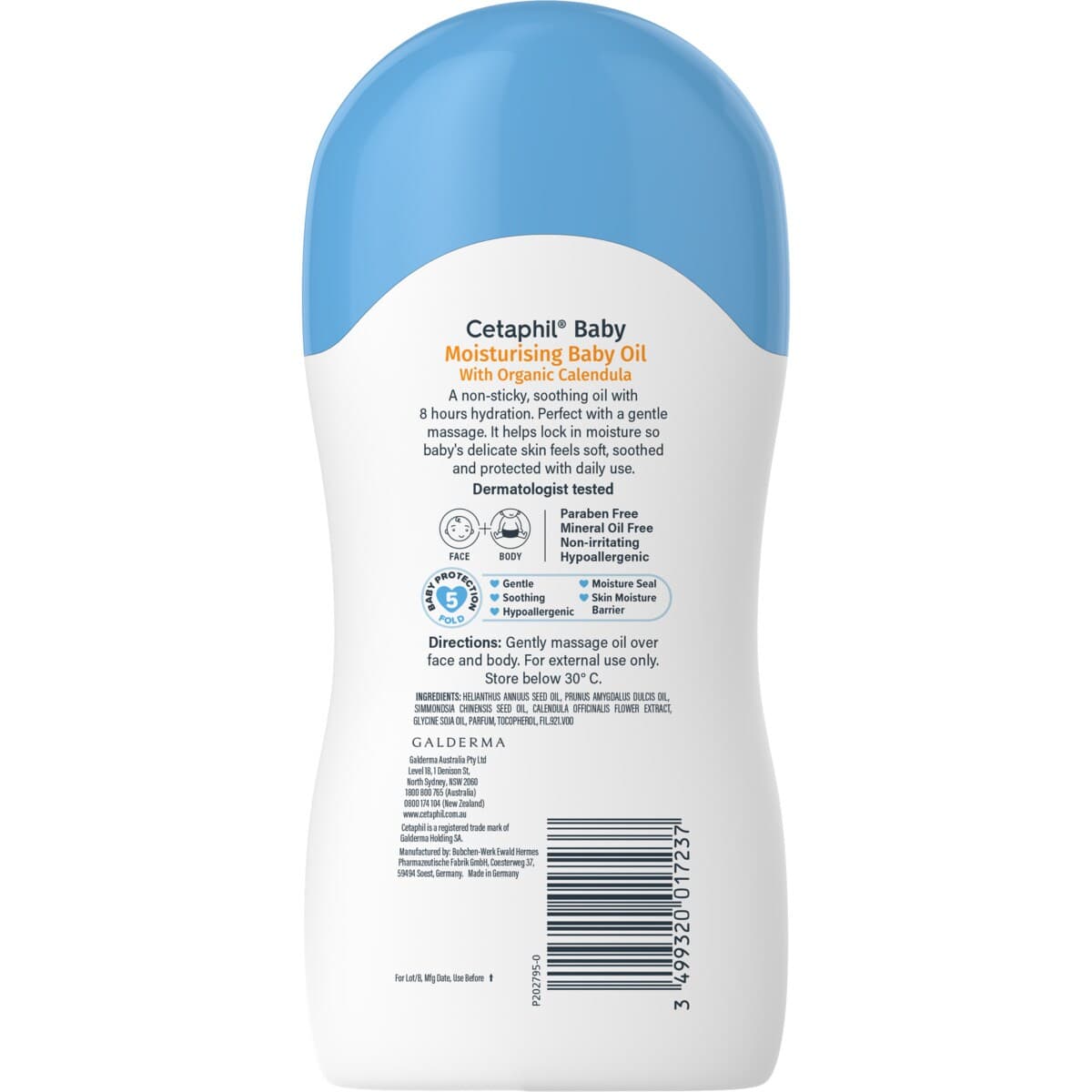 Thumbnail Cetaphil Baby Moisturising Baby Oil 200ml