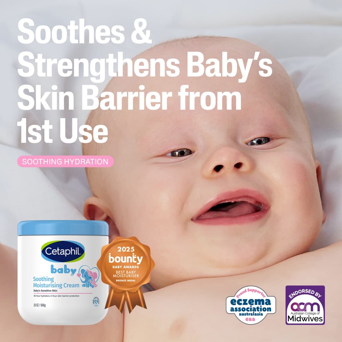 Thumbnail Cetaphil Baby Soothing Moisturising Cream 556g