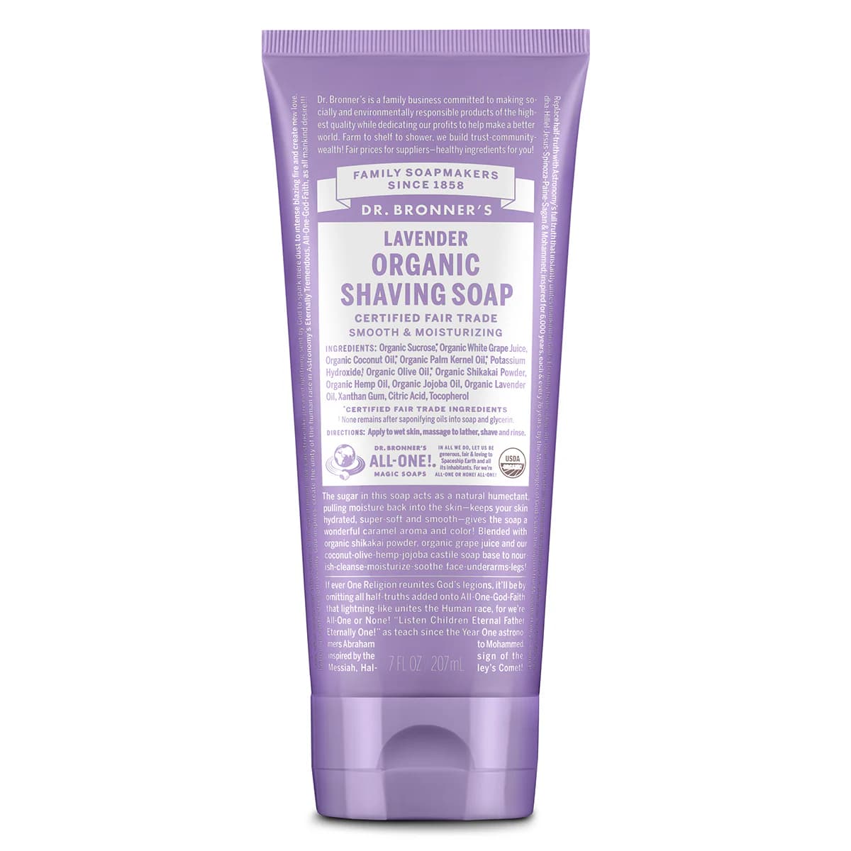 Thumbnail Dr Bronner's Organic Shaving Soap Lavender 208ml