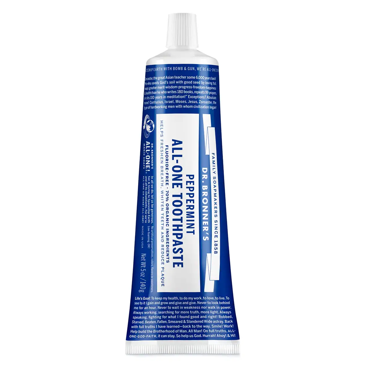 Thumbnail Dr Bronner's Peppermint All-One Toothpaste 140g