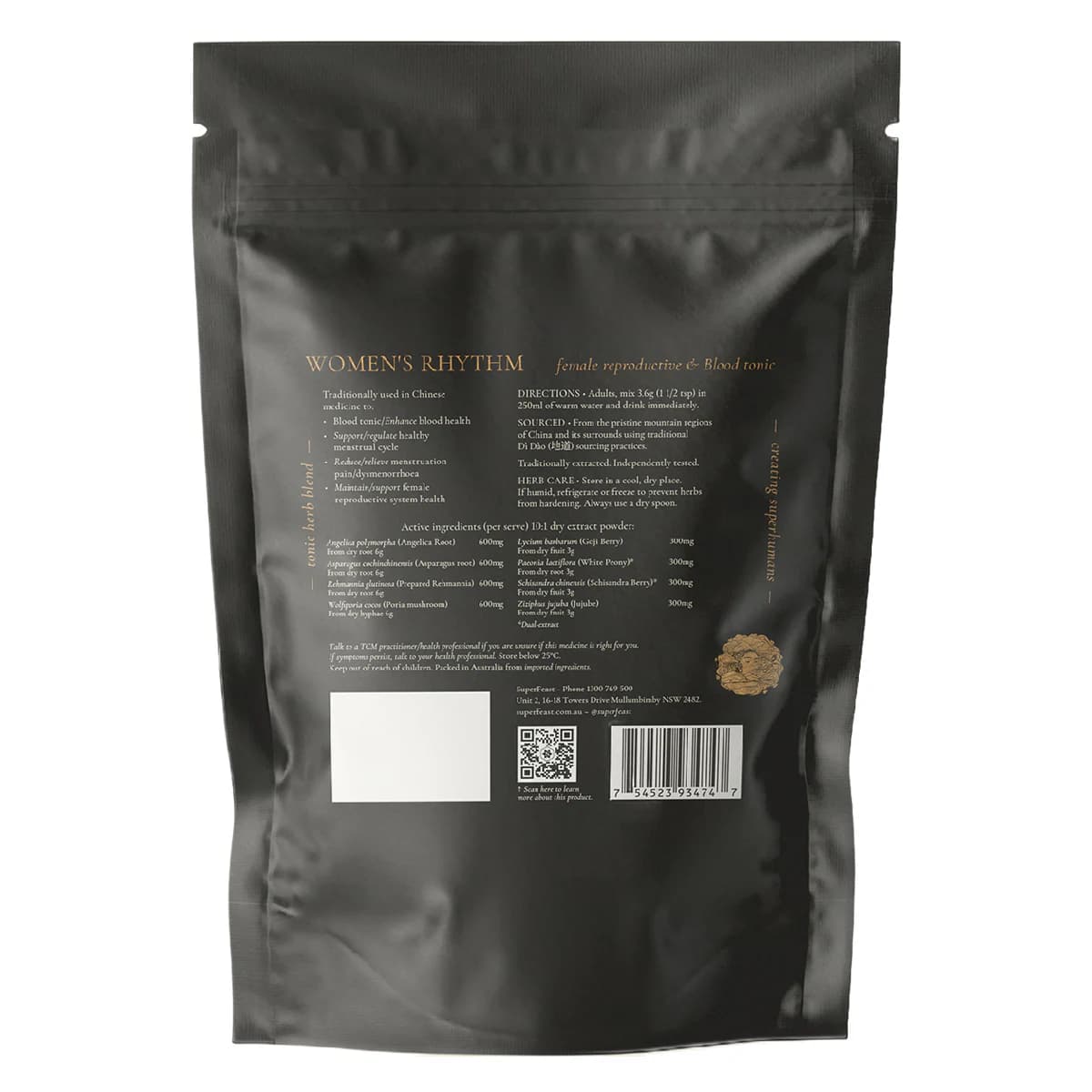 Thumbnail SuperFeast Women's Rhythm Blend Powder 250g