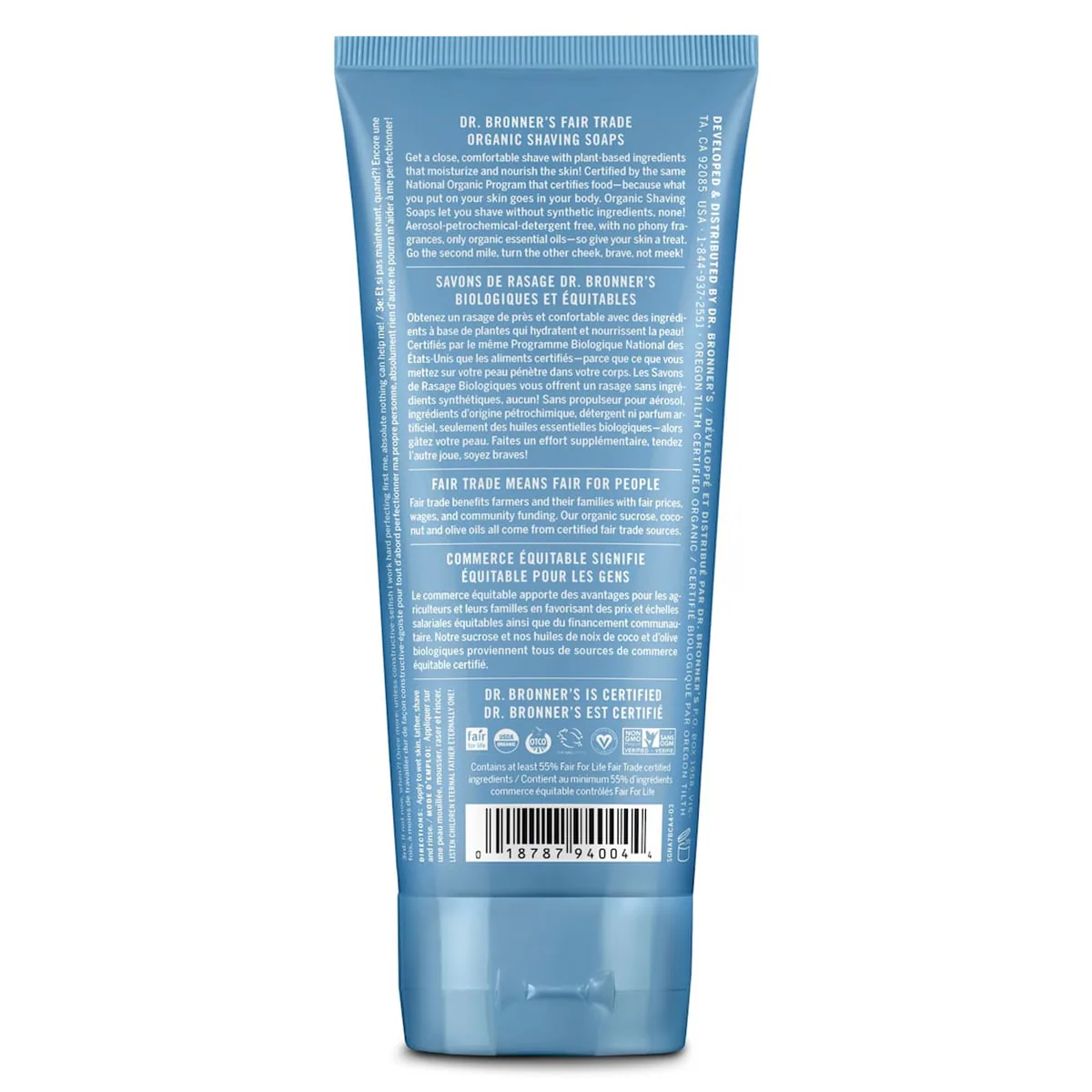 Thumbnail Dr Bronner's Organic Shaving Soap Unscented 207ml