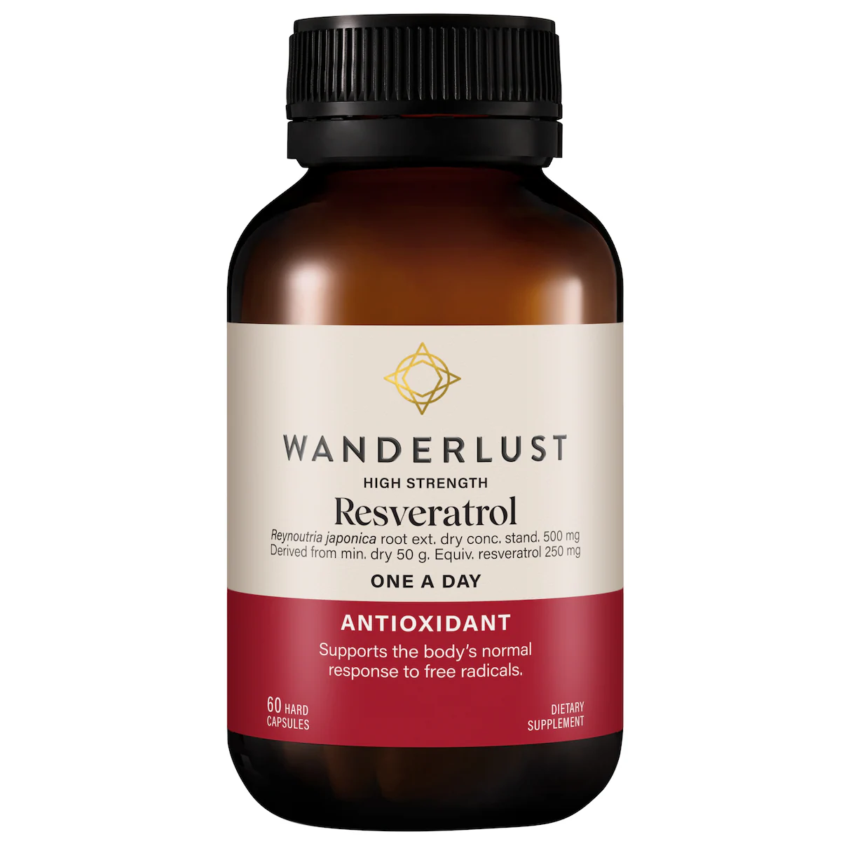 Thumbnail Wanderlust Resveratrol 60 Capsules