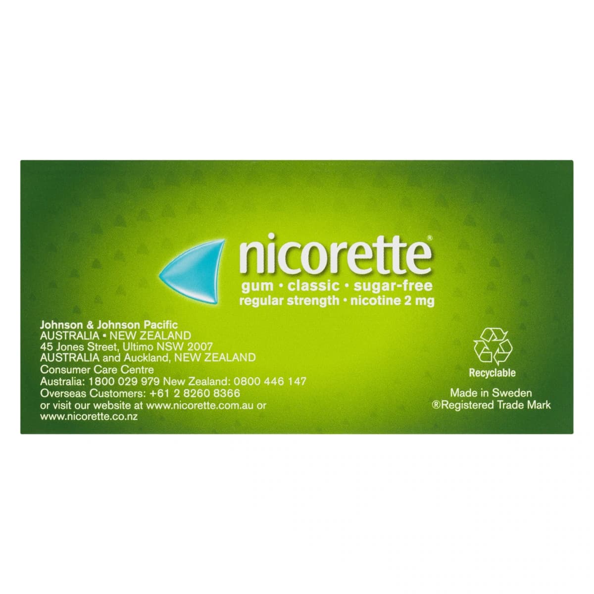 Thumbnail Nicorette Quit Smoking Nicotine Gum 2mg Classic 75 Pack