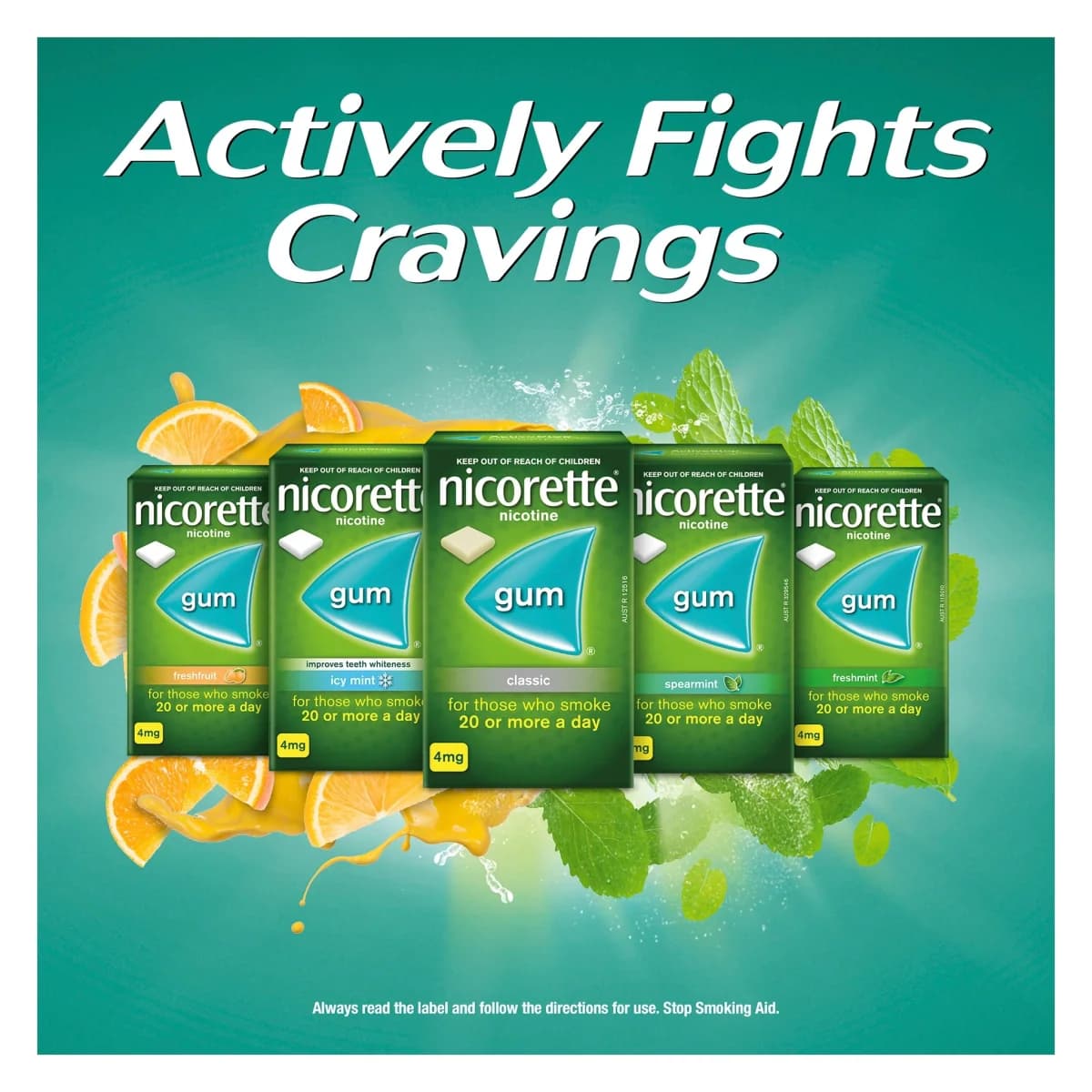 Thumbnail Nicorette Quit Smoking Nicotine Gum 2mg Classic 75 Pack