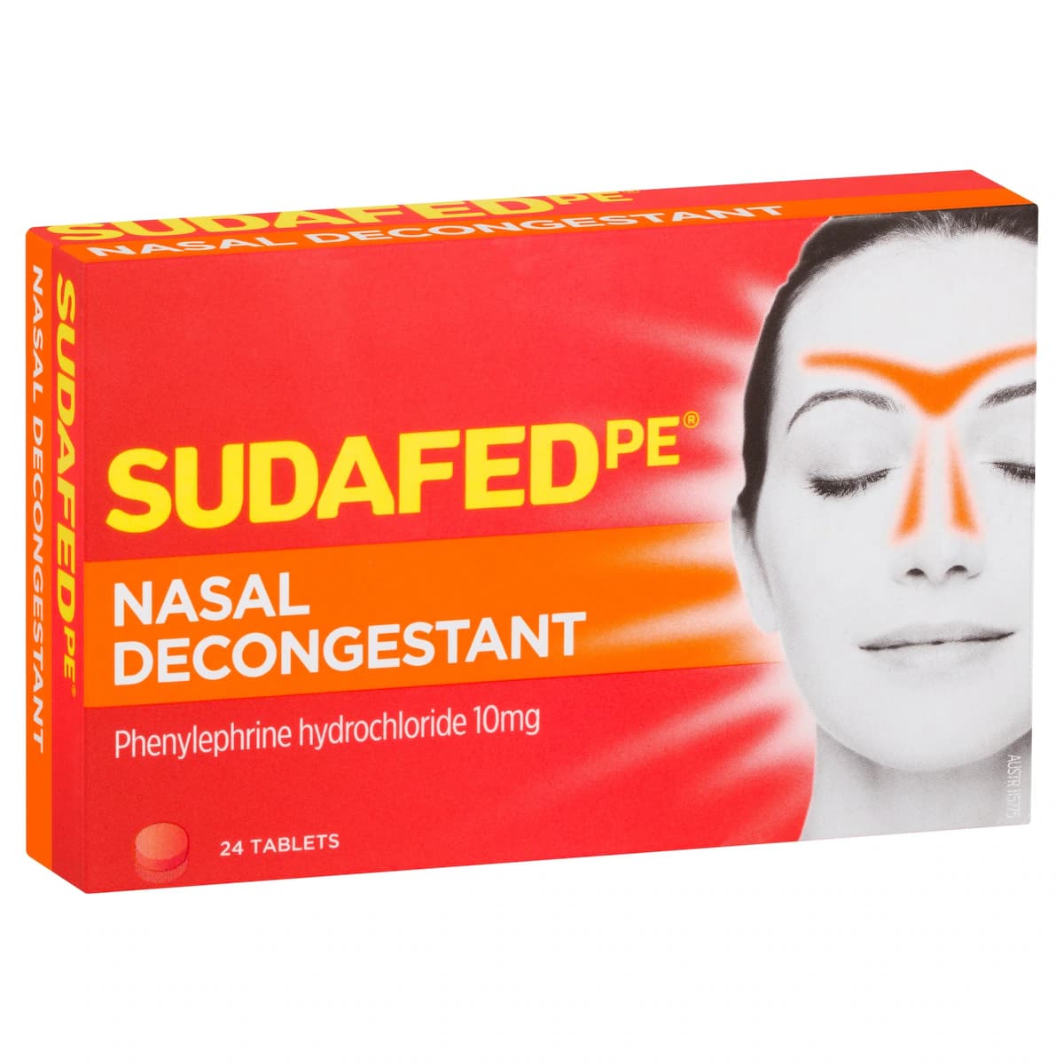 Thumbnail Sudafed PE Nasal Decongestant 24 Tablets