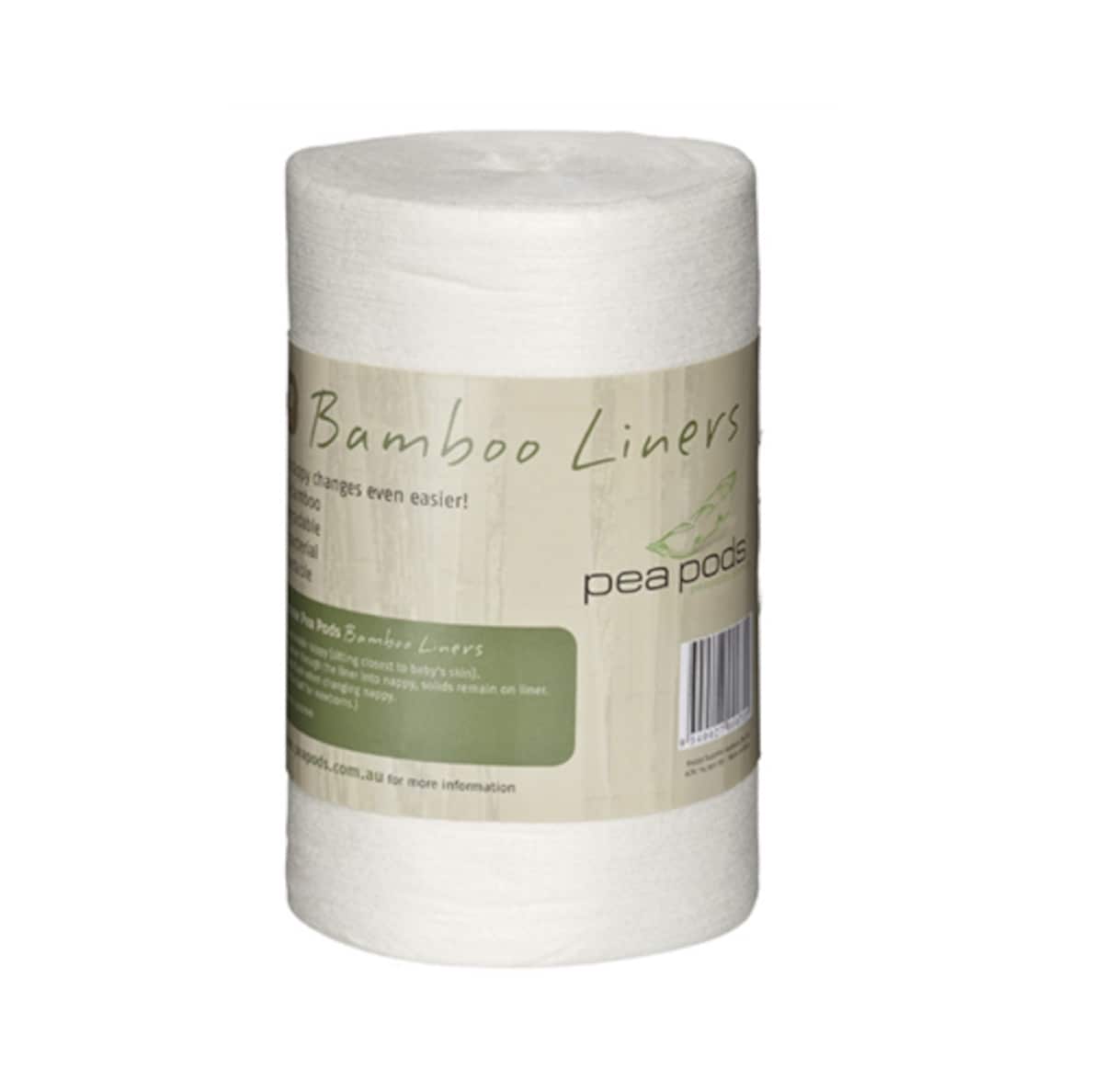 Thumbnail Pea Pods 100% Bamboo Nappy Liners 100 Pack
