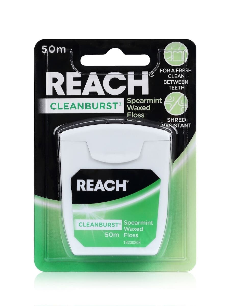 Thumbnail Reach CleanBurst Spearmint Waxed Dental Floss 50m